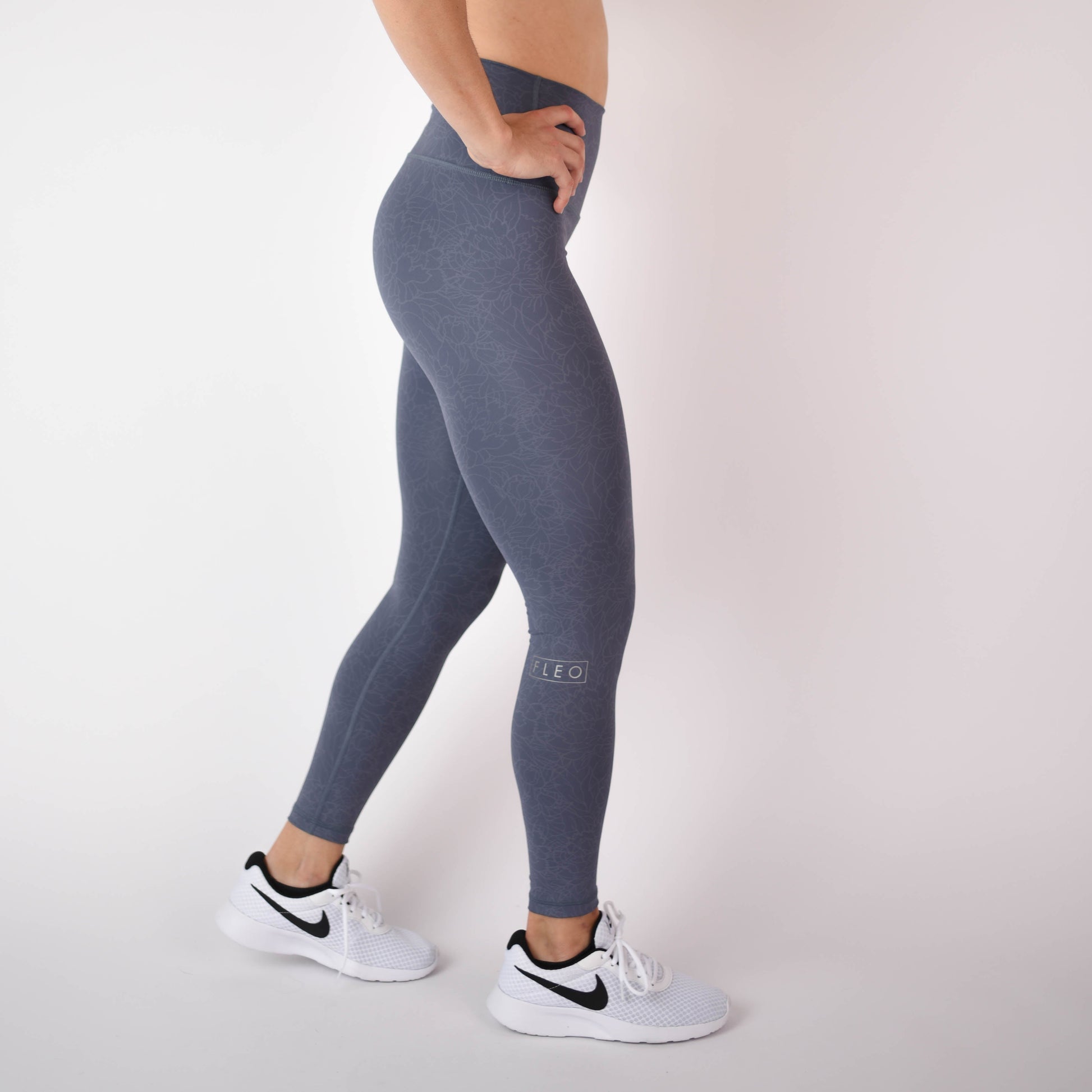 FLEO - El Toro Leggings 25" - High Rise - Leggings - granite-flower-3