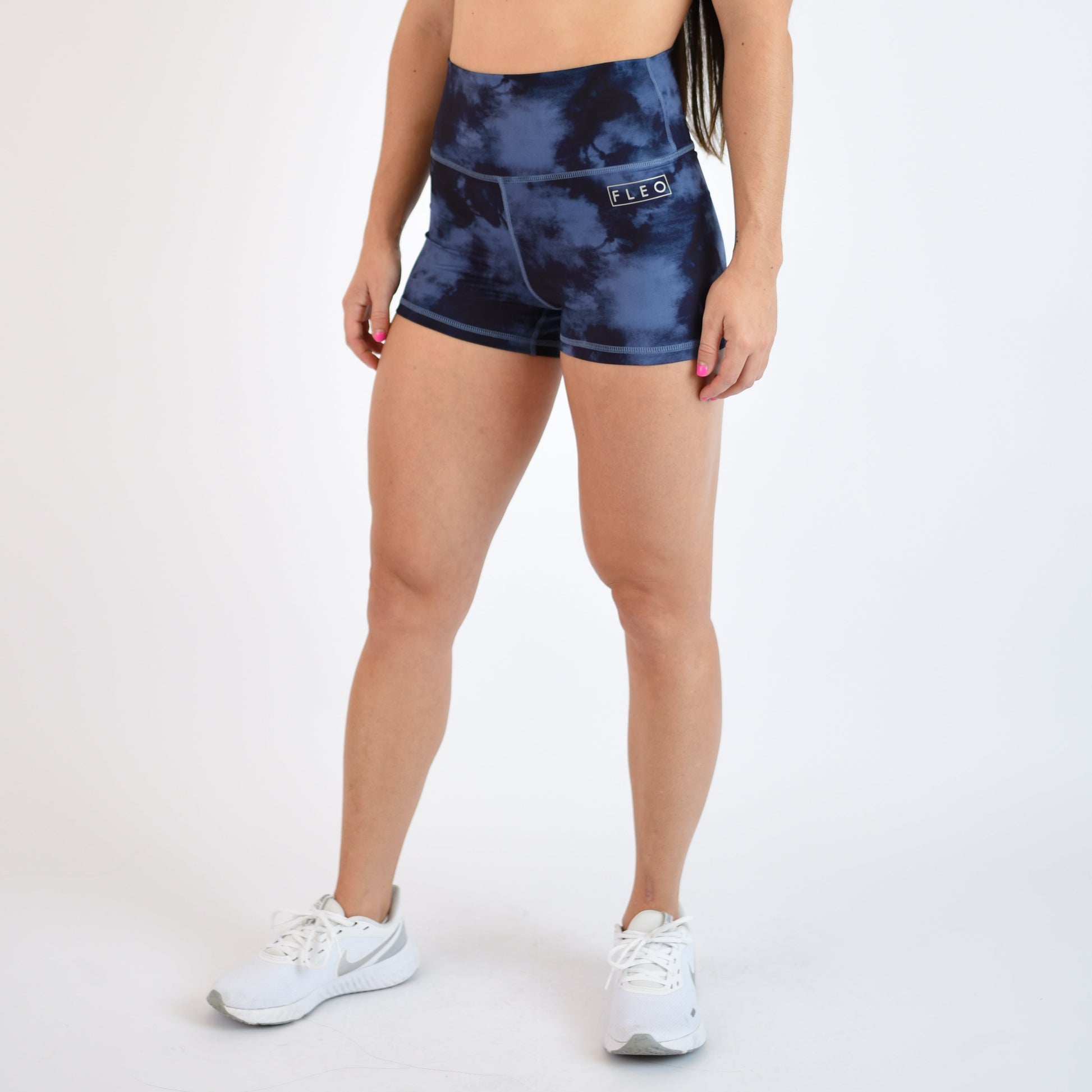 FLEO - True High Original Short 2.5" - Higher Rise - Shorts - grayblue-1_055d741e-6239-414b-8dbd-e2f7576f37c4