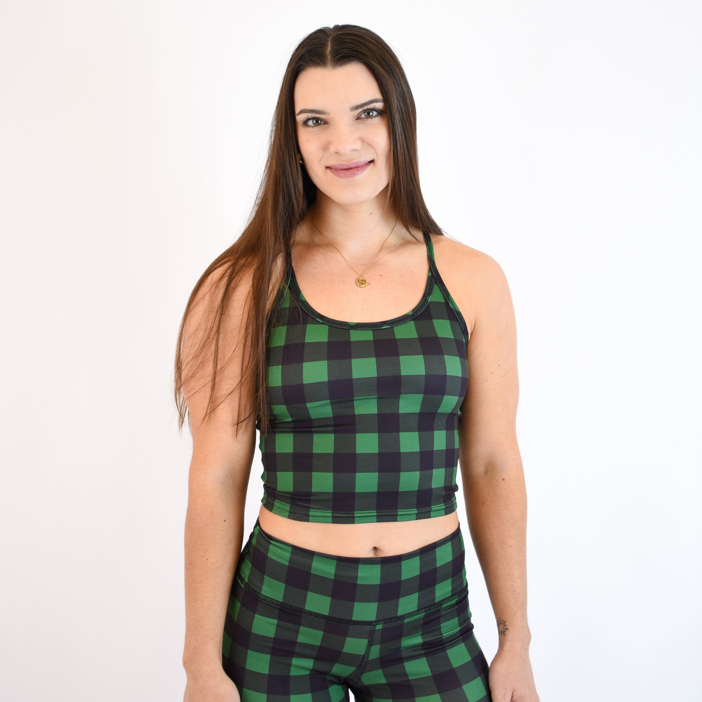 FLEO - Switch Up Crop Tank - Fitted - Tank - green-buffalo-2_f30dc6a9-1e54-4ac2-896e-e9052b359af7