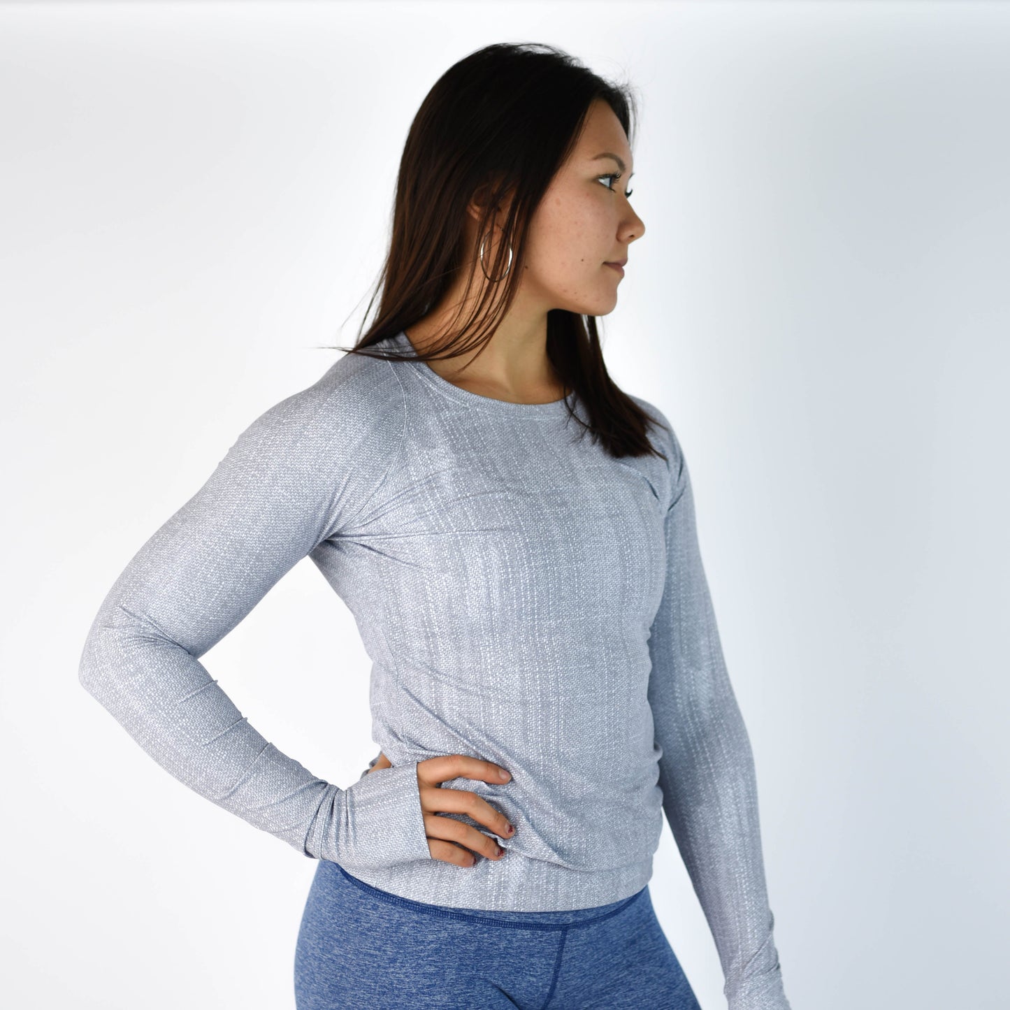 FLEO - Foundation Full Long Sleeve - Long Sleeve - grey-twill-2