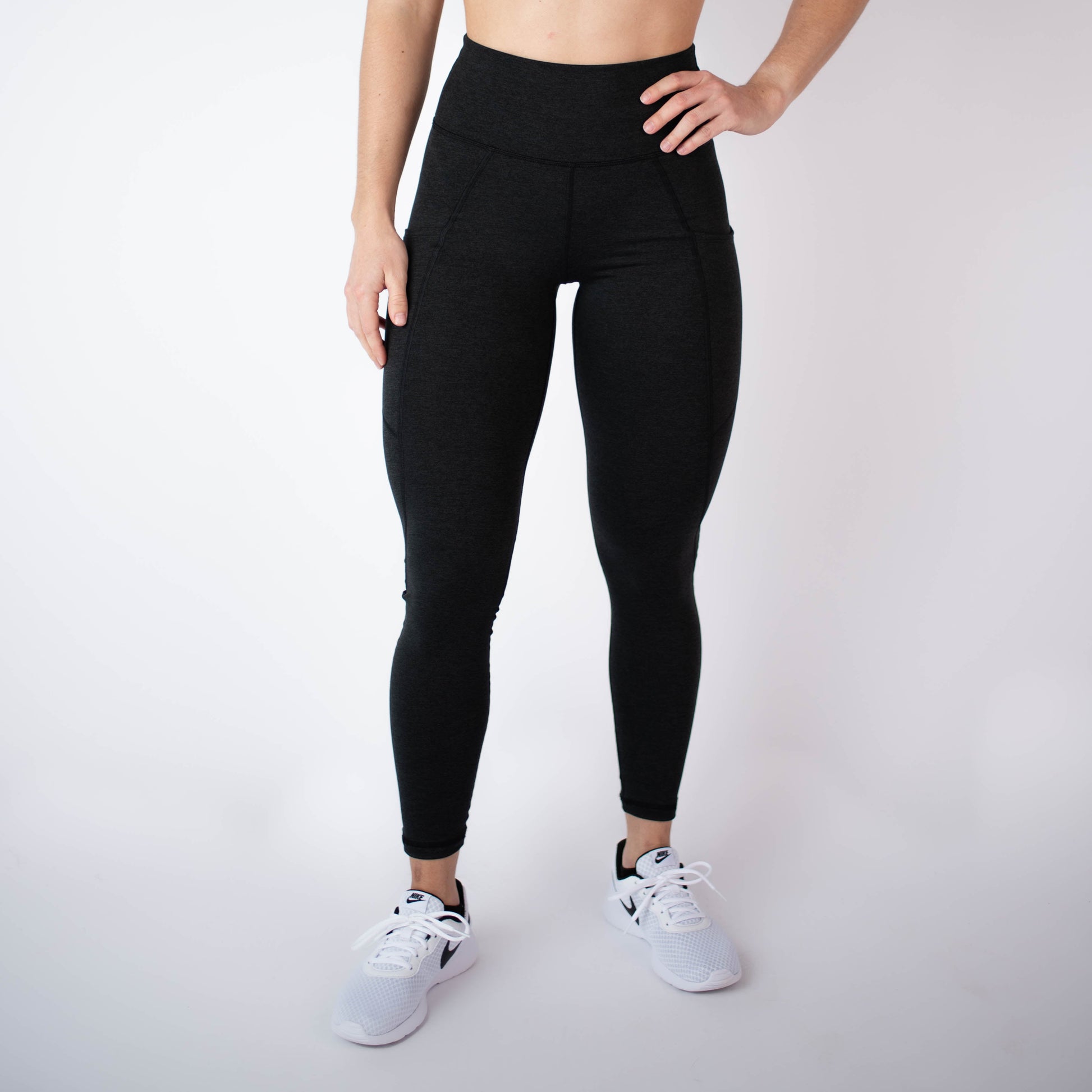 FLEO - Reverie Pocket Leggings 25" - High Rise - Leggings - h.blackreverie-1
