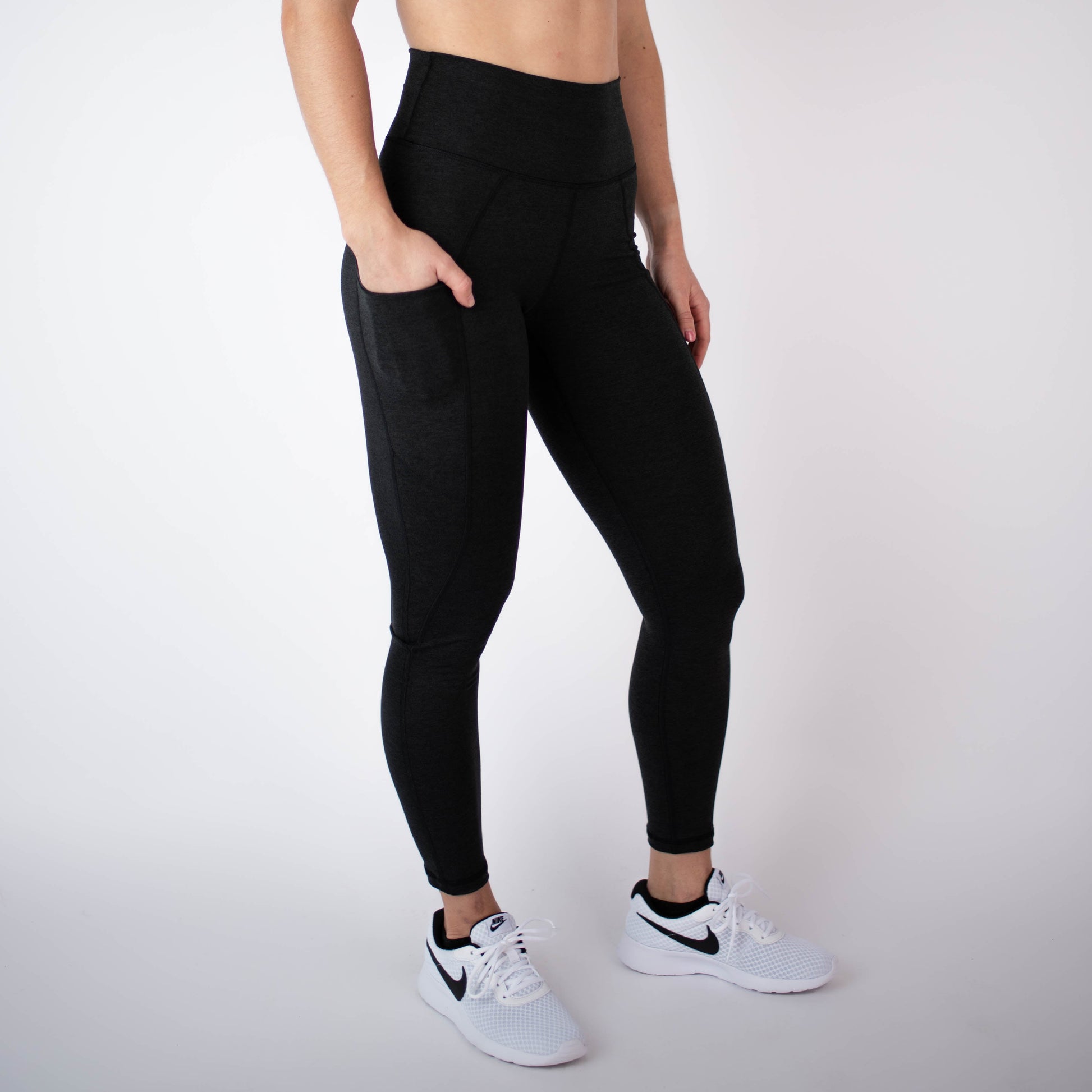 FLEO - Reverie Pocket Leggings 25" - High Rise - Leggings - h.blackreverie-2