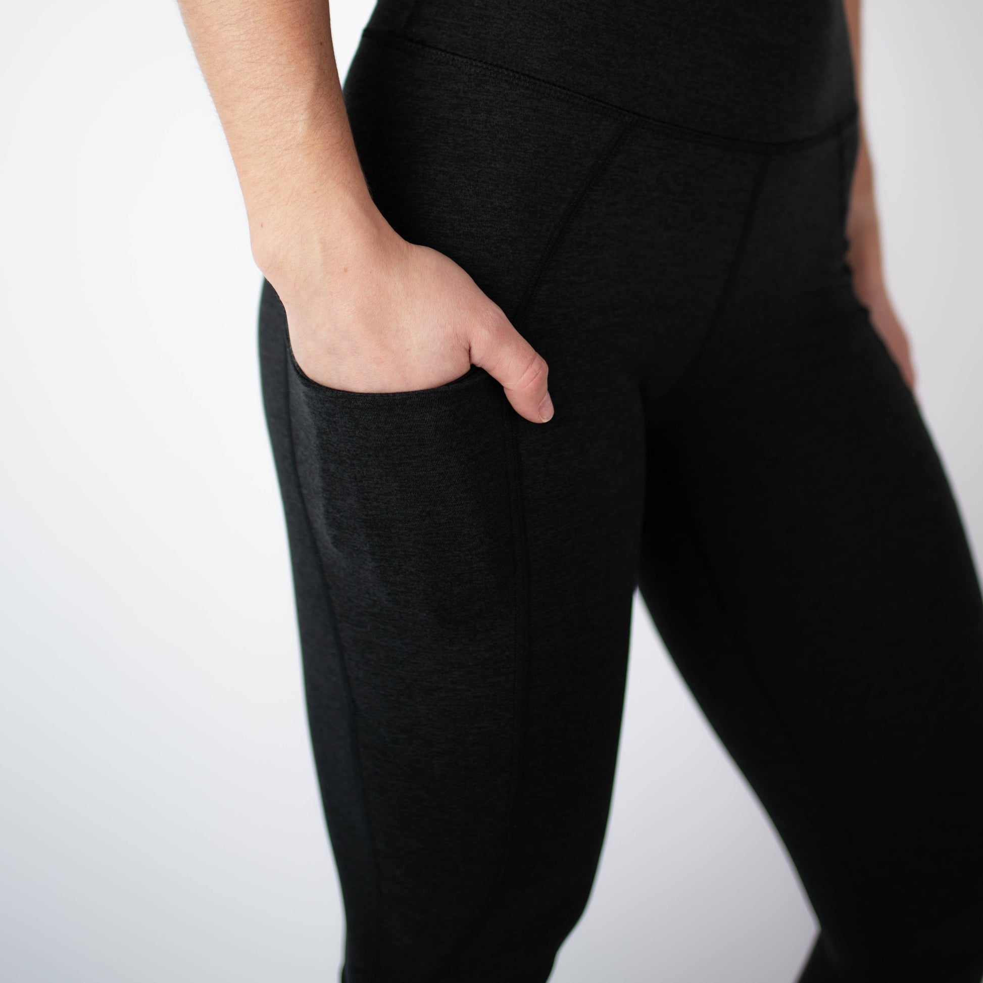 FLEO - Reverie Pocket Leggings 25" - High Rise - Leggings - h.blackreverie-3