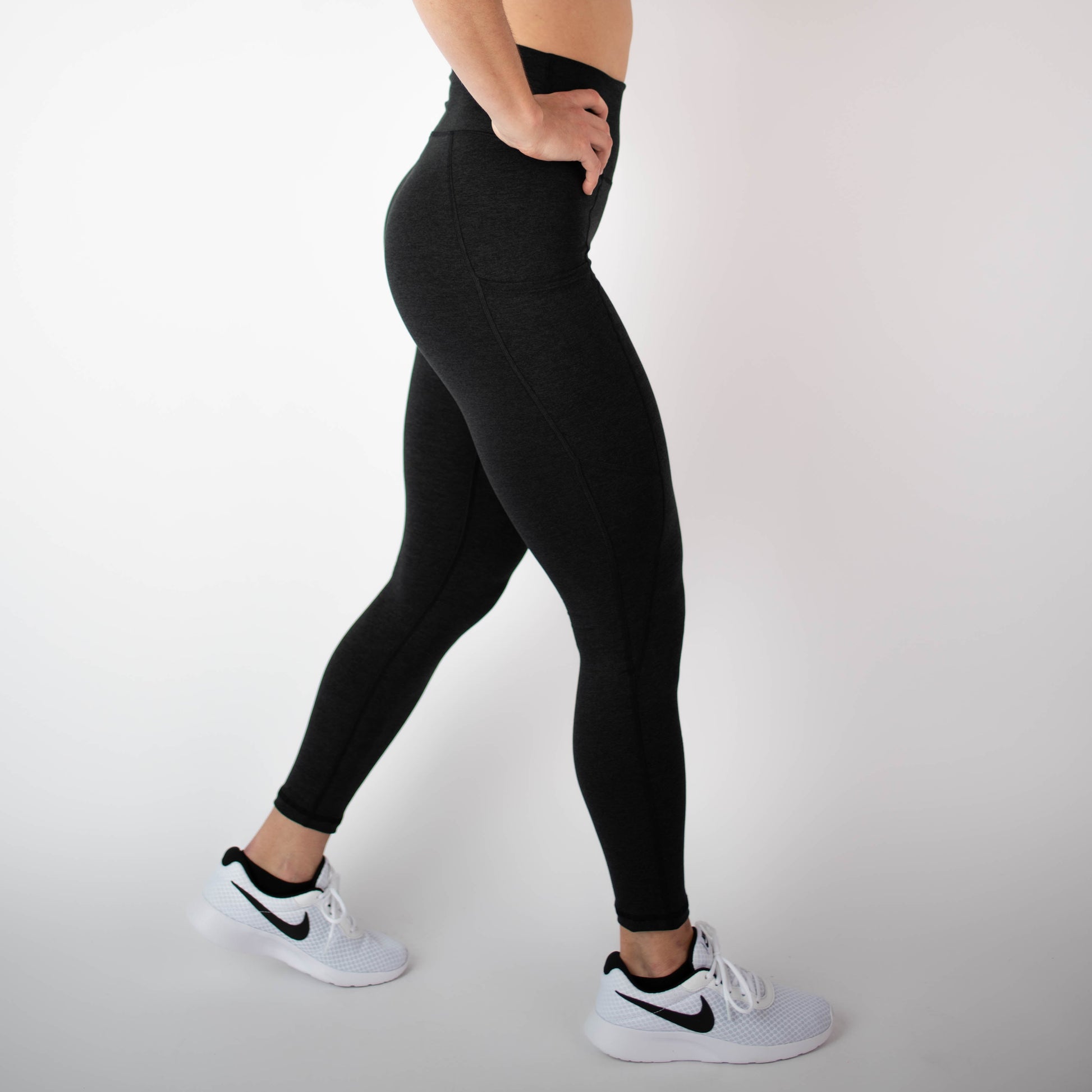 FLEO - Reverie Pocket Leggings 25" - High Rise - Leggings - h.blackreverie-4