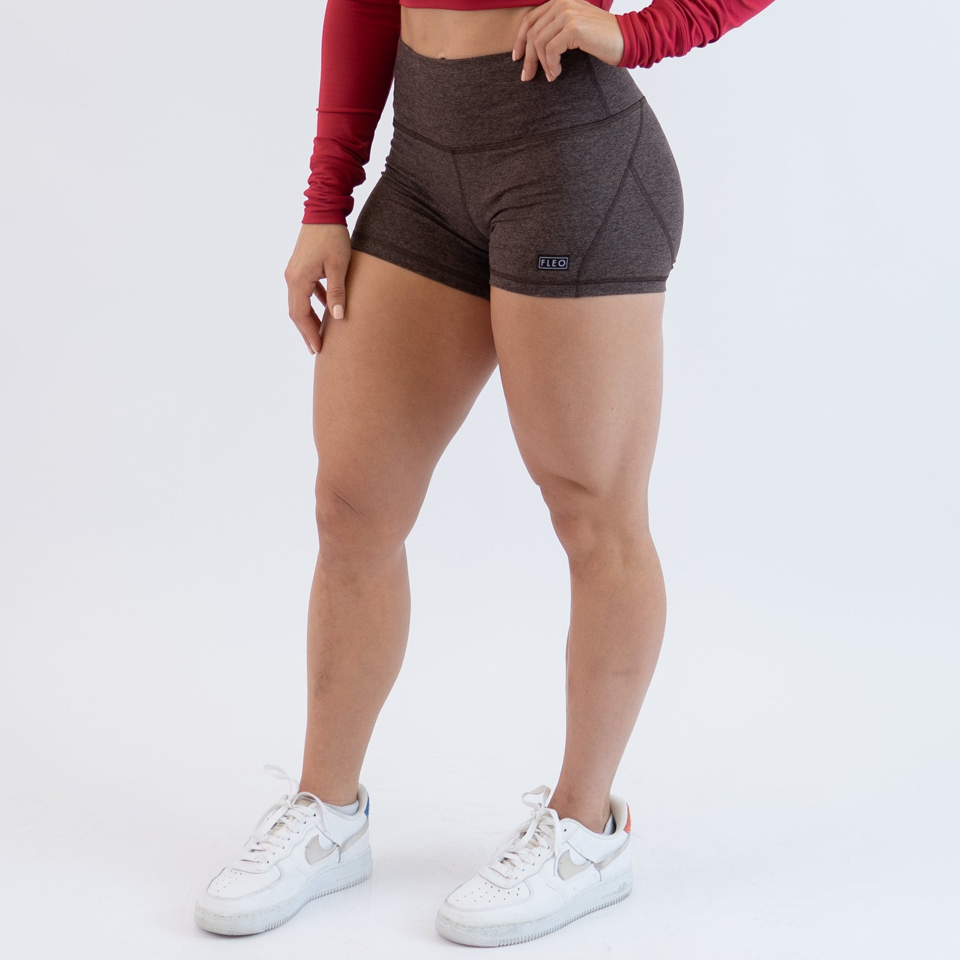 FLEO - Apex Contour Short 3.25" - Mid Rise - Shorts - h.chocolateapex-2