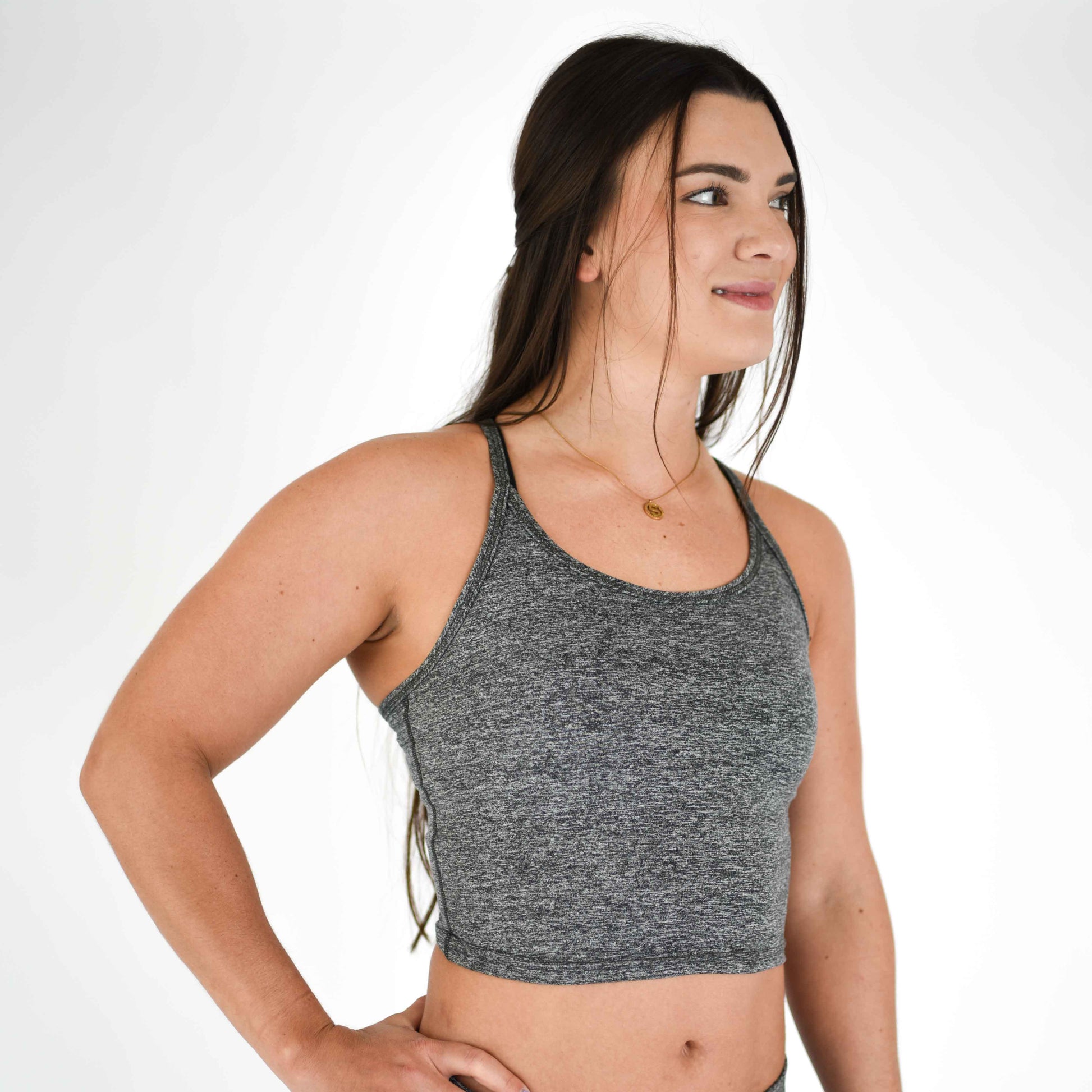 FLEO - Switch Up Crop Tank - Fitted - Tank - h.gray-3_81e67e07-f9f6-4492-b6b8-bfc3b9c5e6af