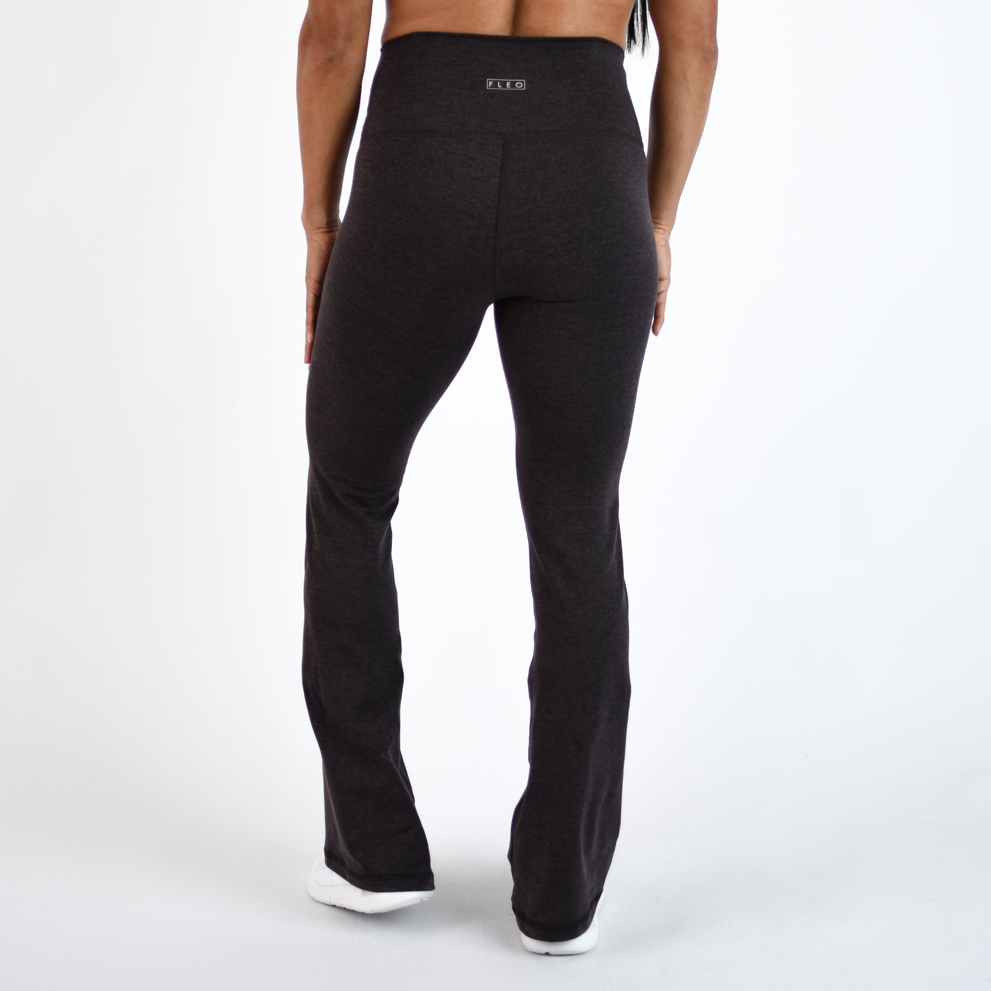 FLEO - Flare Legging - Higher Rise - Leggings - h.shale-flare-5