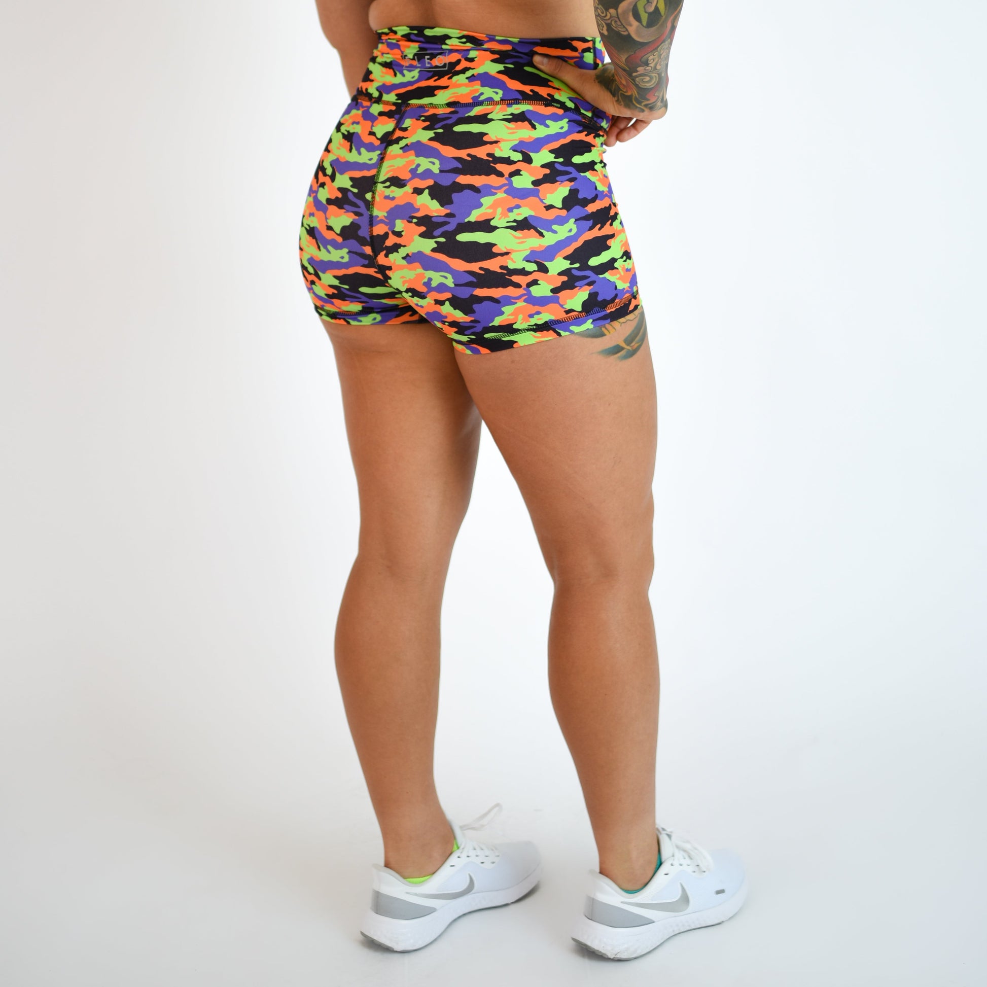 FLEO - True High Original Short 2.5" - Higher Rise - Shorts - halloween-camo-4