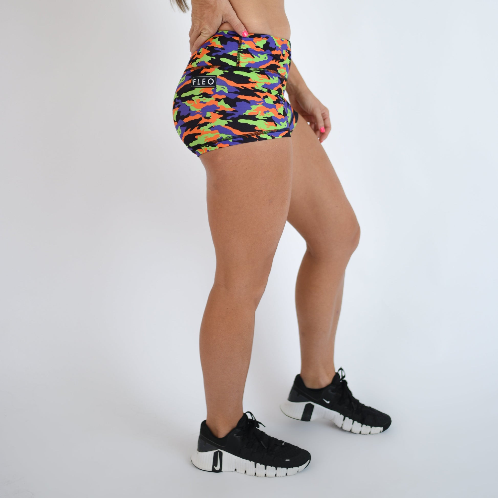 FLEO - Original Short 2.5" - Mid Rise - Shorts - haloween-camo-3