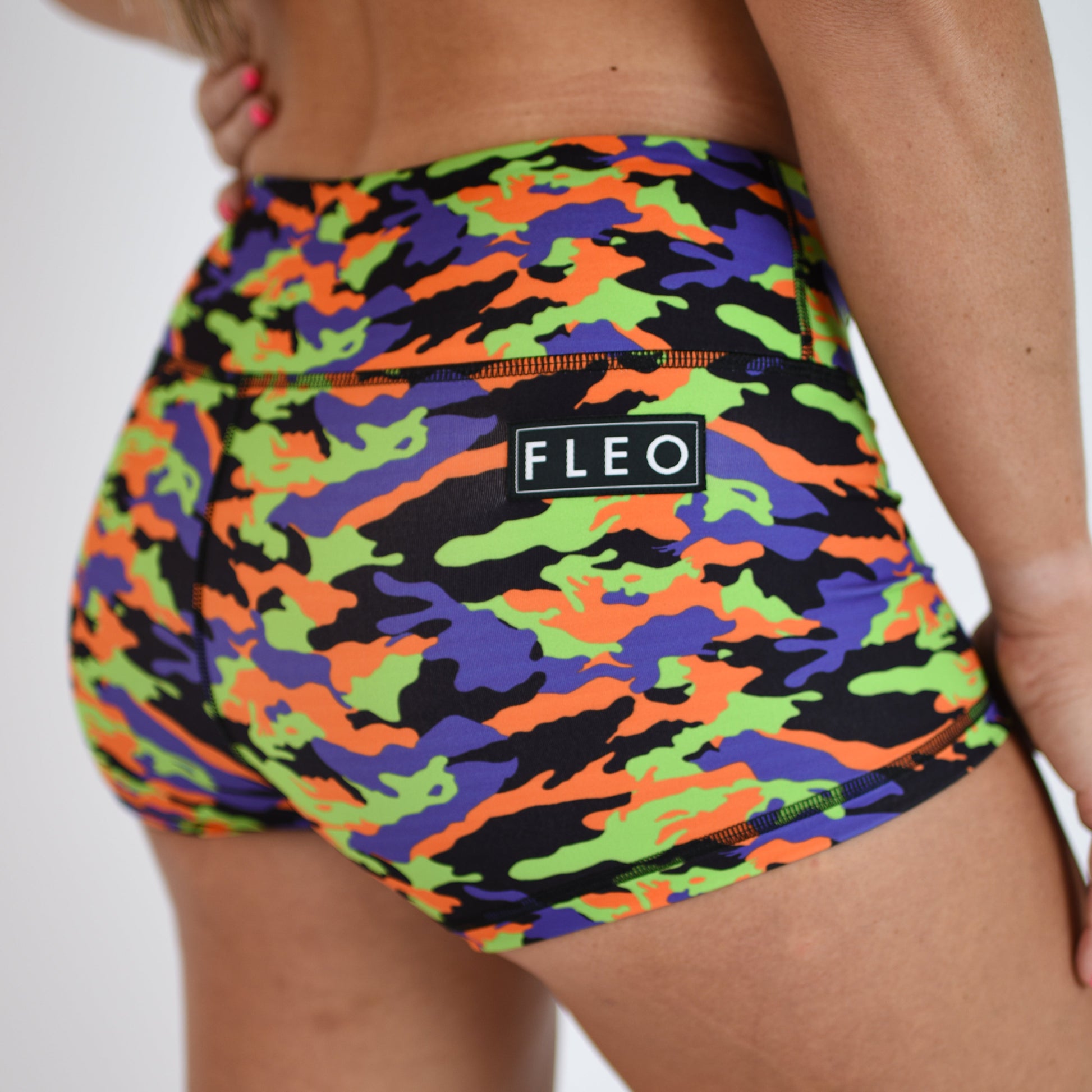 FLEO - Original Short 2.5" - Mid Rise - Shorts - haloween-camo-5