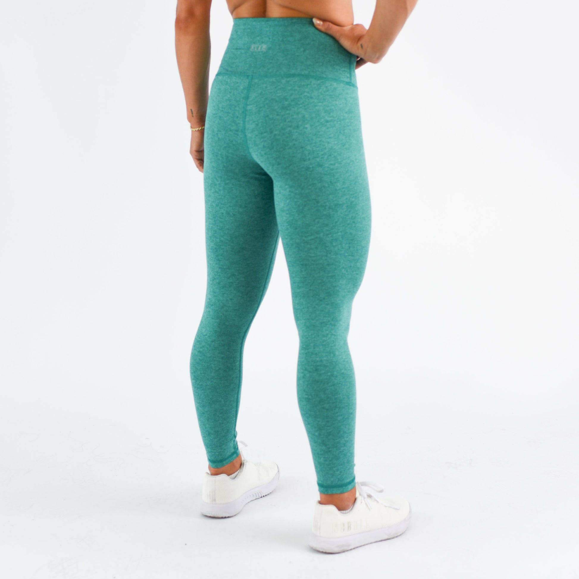FLEO - Super High Legging - Higher Rise - Leggings - heather-emerald-4_58a40822-be2d-411a-b7fd-d12a51c9878f