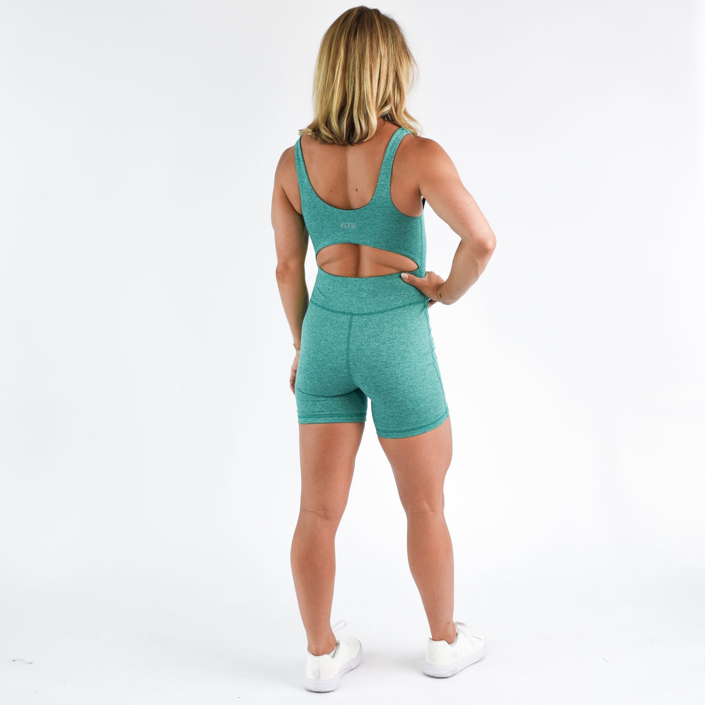 FLEO - Open Back Bodysuit - Bodysuit - heather-emerald-5
