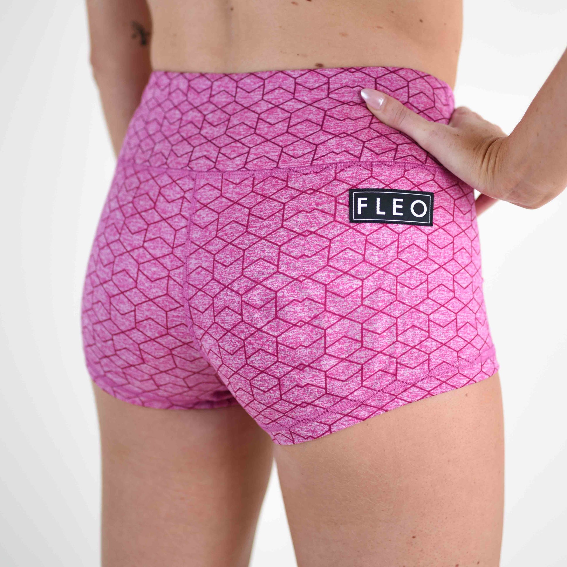 FLEO - Original Short 2.5" - Mid Rise - Shorts - heather-fusch-5_abfa16f8-6db6-43aa-88ae-fa4654d785d1