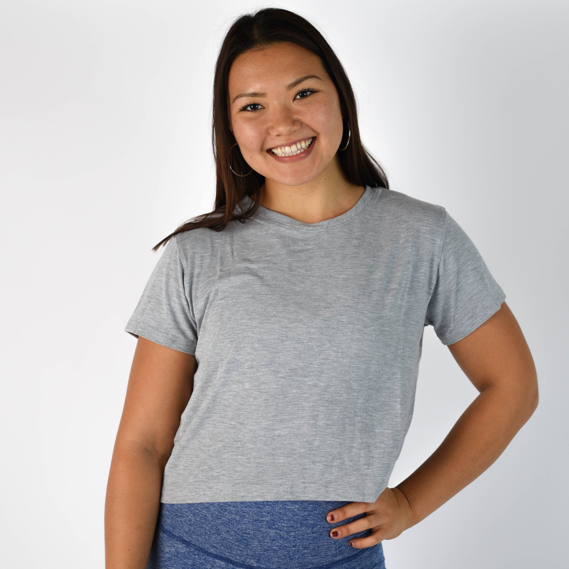 FLEO - Skimmer T - Heather Gray - T - heather-gray-2_be5e9983-a544-4f9a-a4b8-485dd60fc5f0