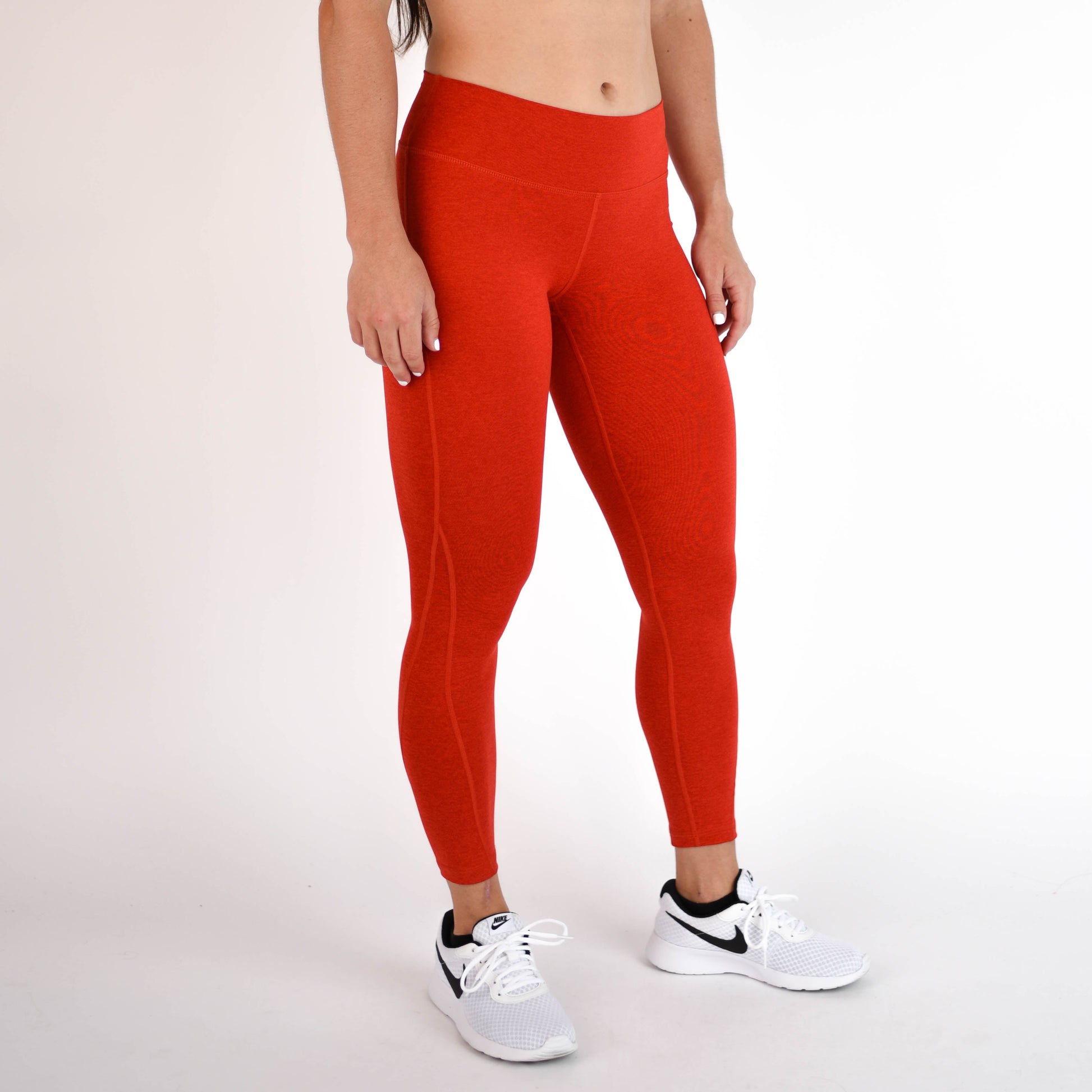 FLEO - Apex Leggings 25" - Mid Rise - Leggings - heather-lava-2_58026300-2af4-4a87-90fd-a917f42b8ea6