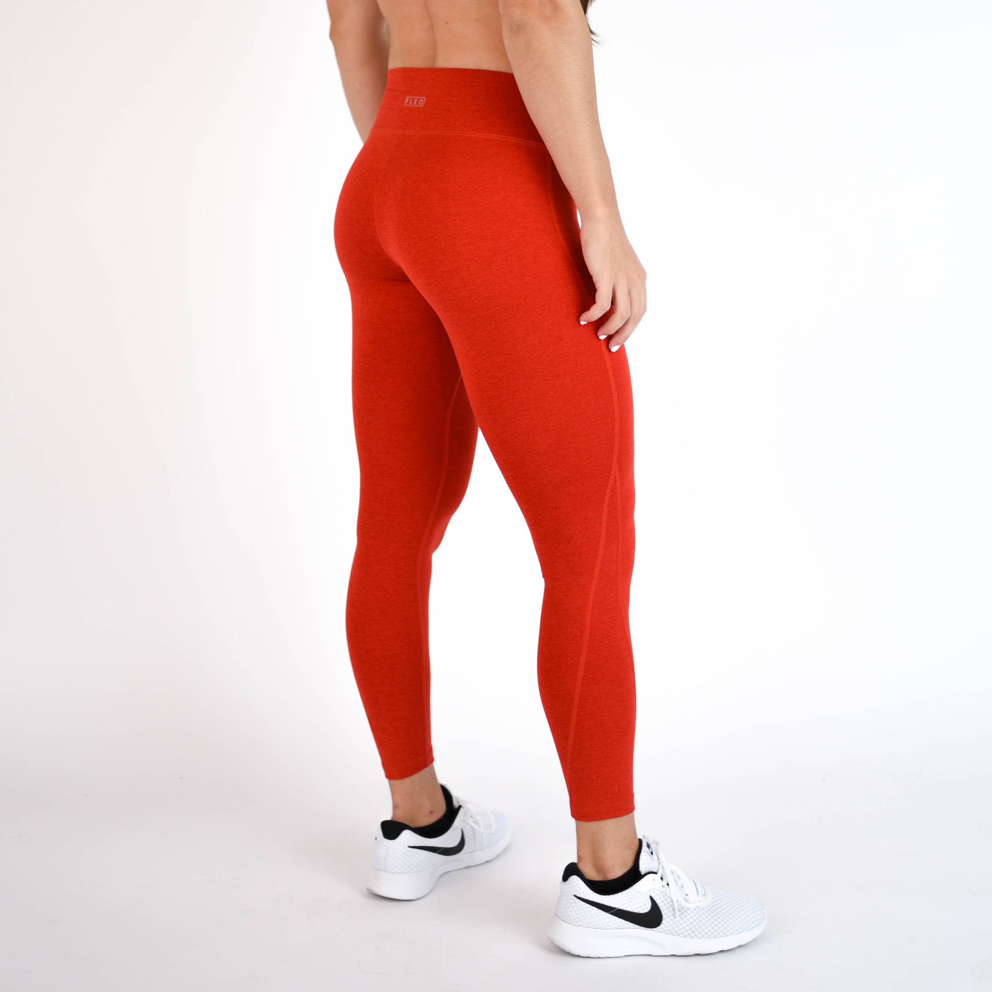FLEO - Apex Leggings 25" - Mid Rise - Leggings - heather-lava-4_9a1ee5a1-69c4-43e4-b7e8-4b9cea576d08
