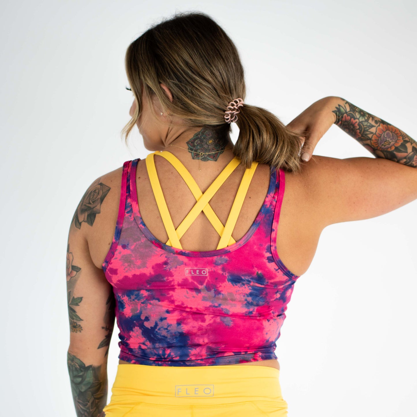 FLEO - Breeze Crop Tank - Fitted - Tank - heather-riot-4