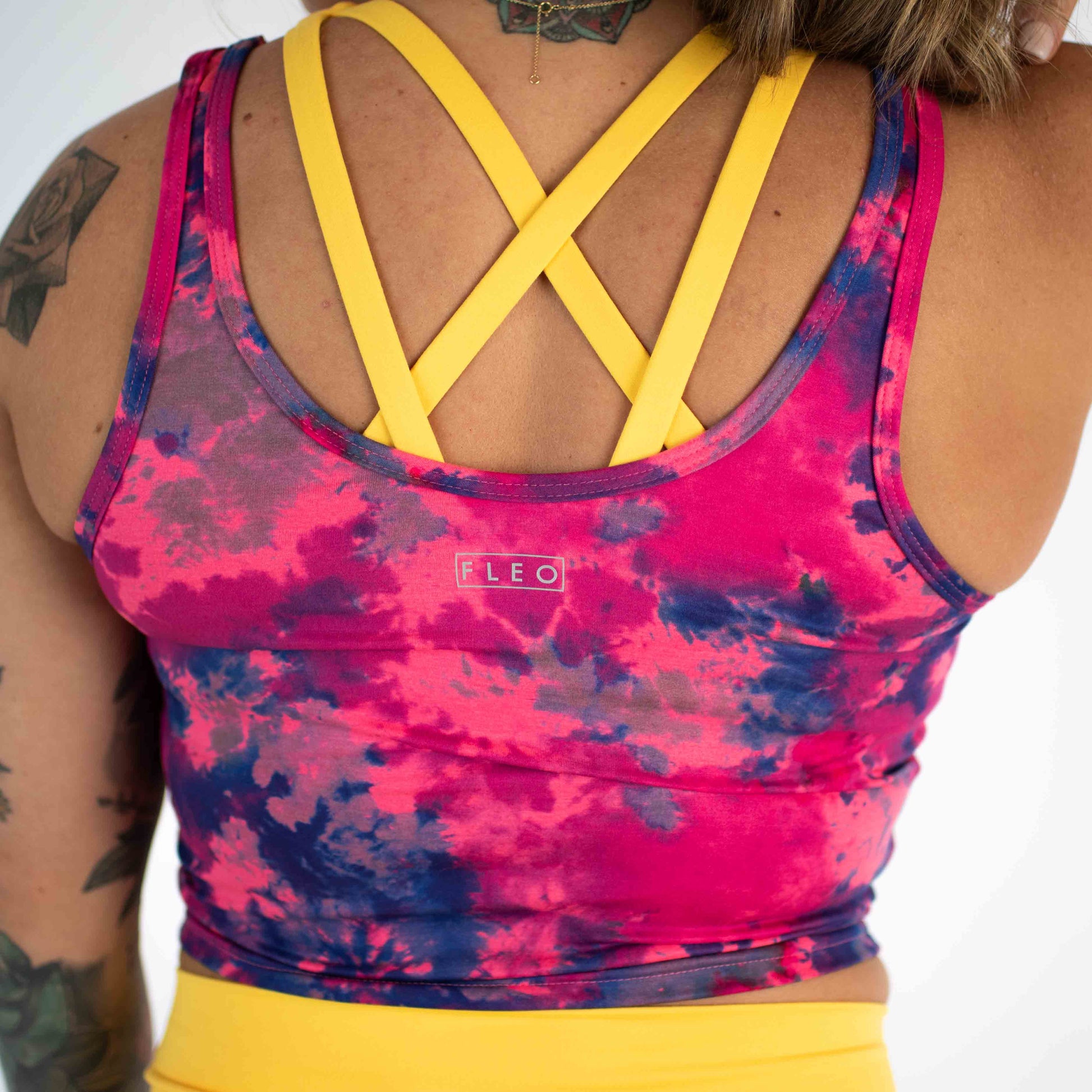 FLEO - Breeze Crop Tank - Fitted - Tank - heather-riot-5