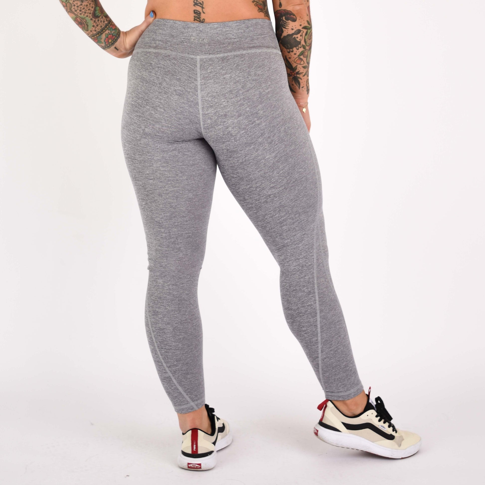 FLEO - Apex Leggings 25" - Mid Rise - Leggings - heather-silver-5_41b81464-3f59-438b-af45-c33aac89d403