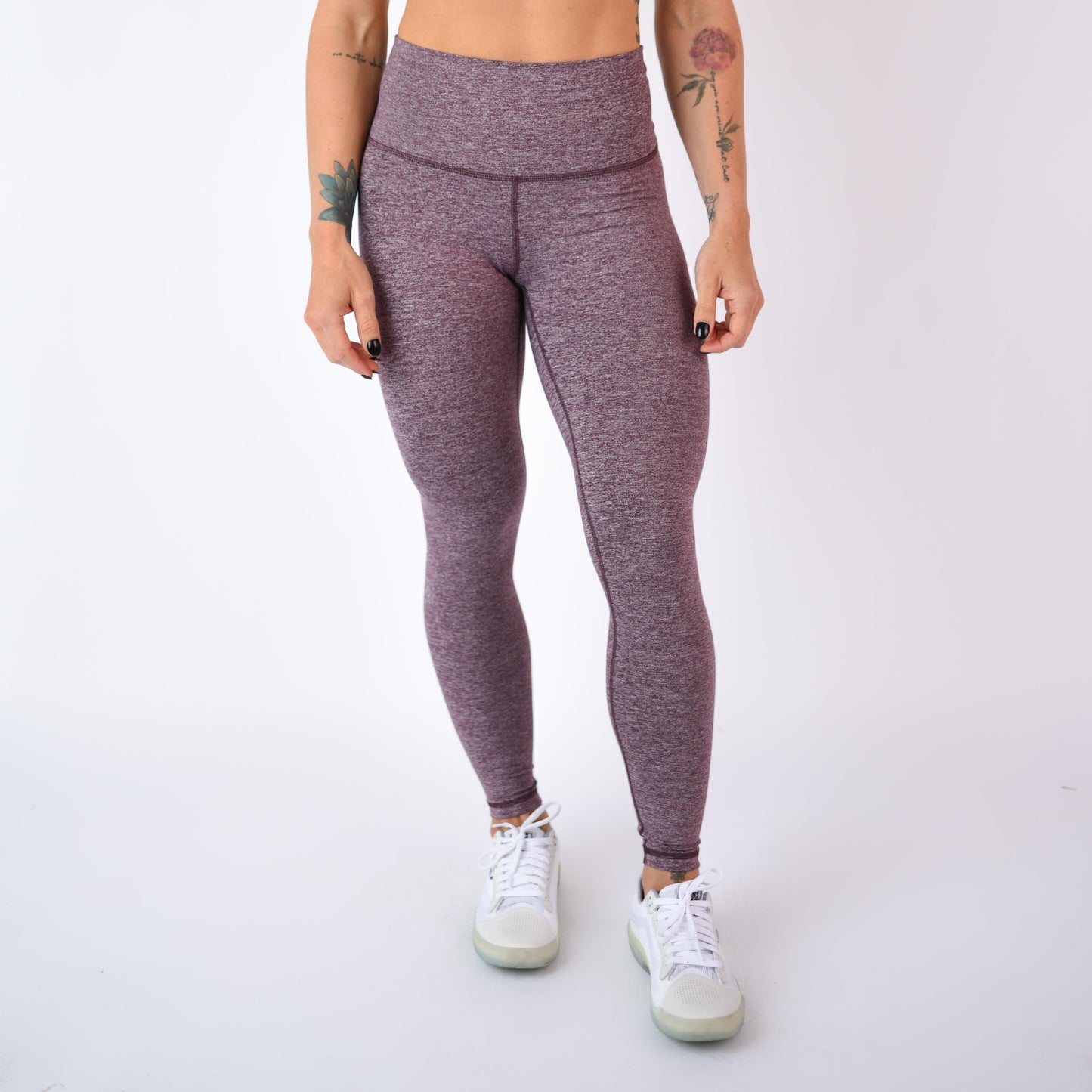 FLEO - El Toro Leggings 25" - High Rise - Leggings - heather-wine-1