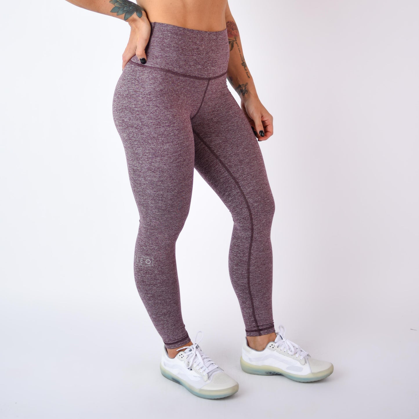FLEO - El Toro Leggings 25" - High Rise - Leggings - heather-wine-2