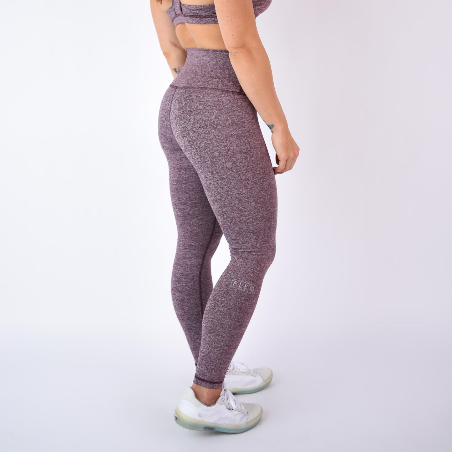 FLEO - El Toro Leggings 25" - High Rise - Leggings - heather-wine-4