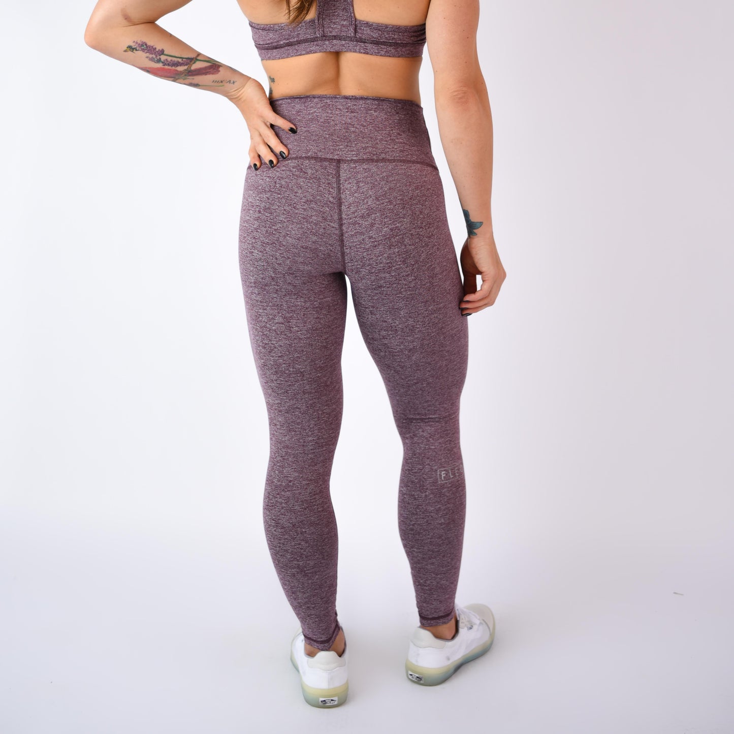 FLEO - El Toro Leggings 25" - High Rise - Leggings - heather-wine-5