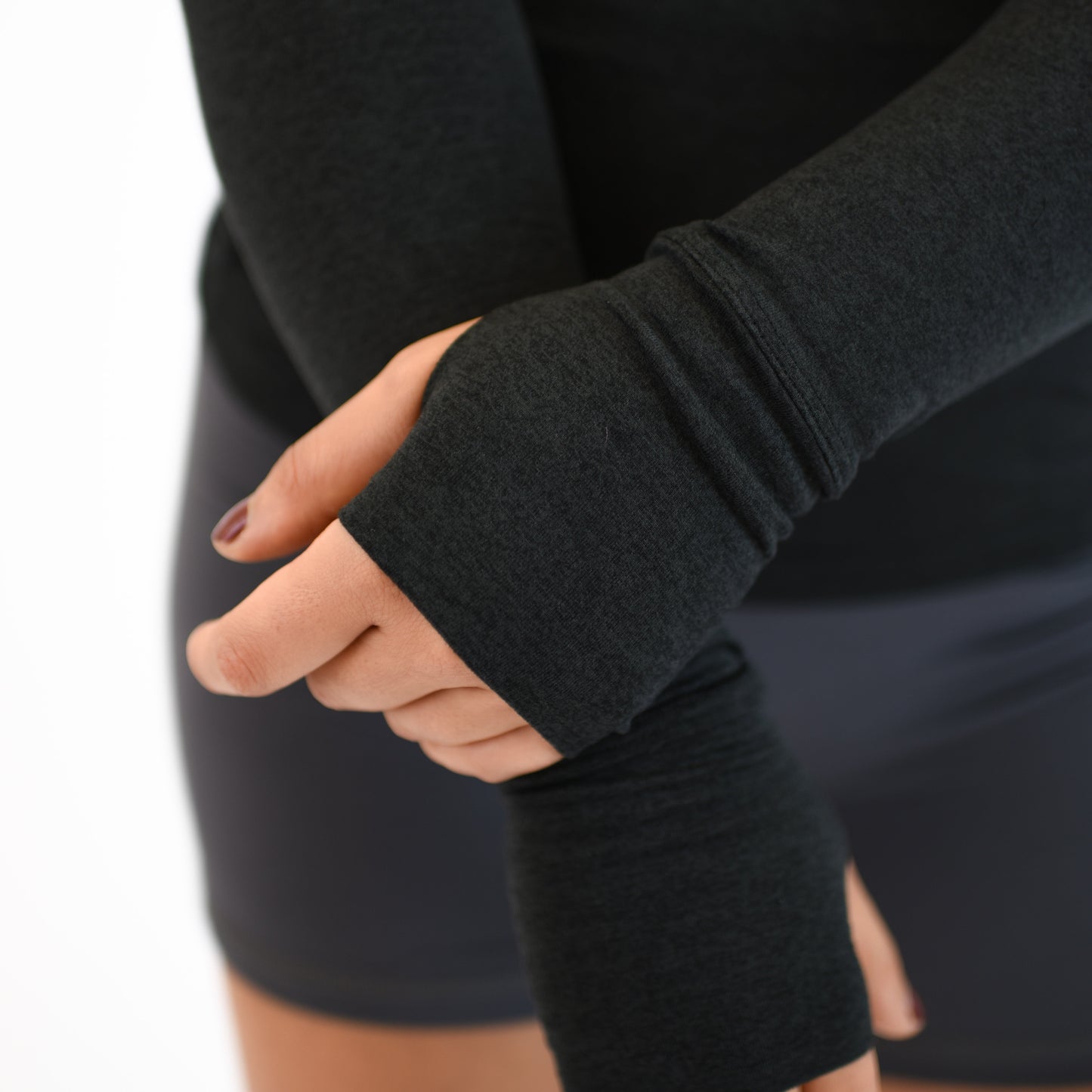 FLEO - Foundation Full Long Sleeve - Long Sleeve - heatherblack-3_aaee7262-d488-48b6-915a-5f7ee65798a2