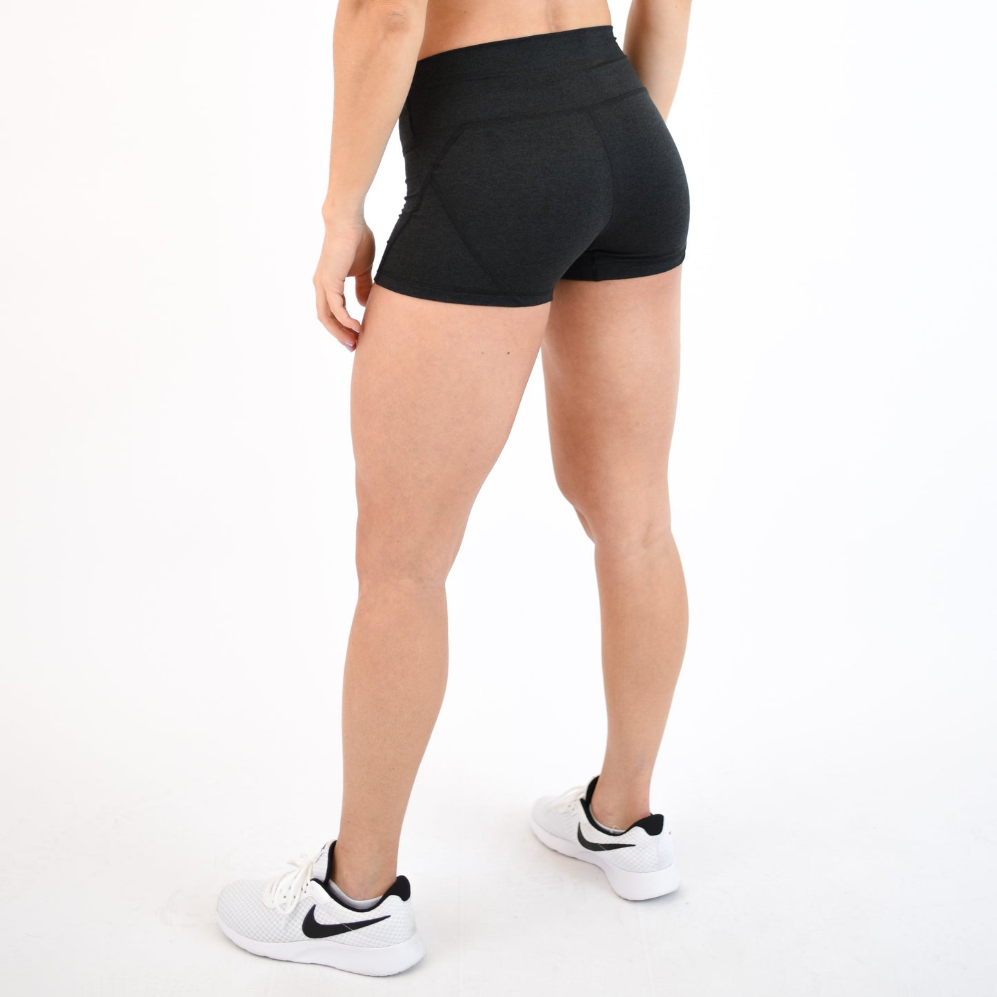 FLEO - Apex Contour Short 3.25" - Mid Rise - Shorts - heatherblack-4_e6cf91b1-4e0a-403b-996a-4659d4882a67