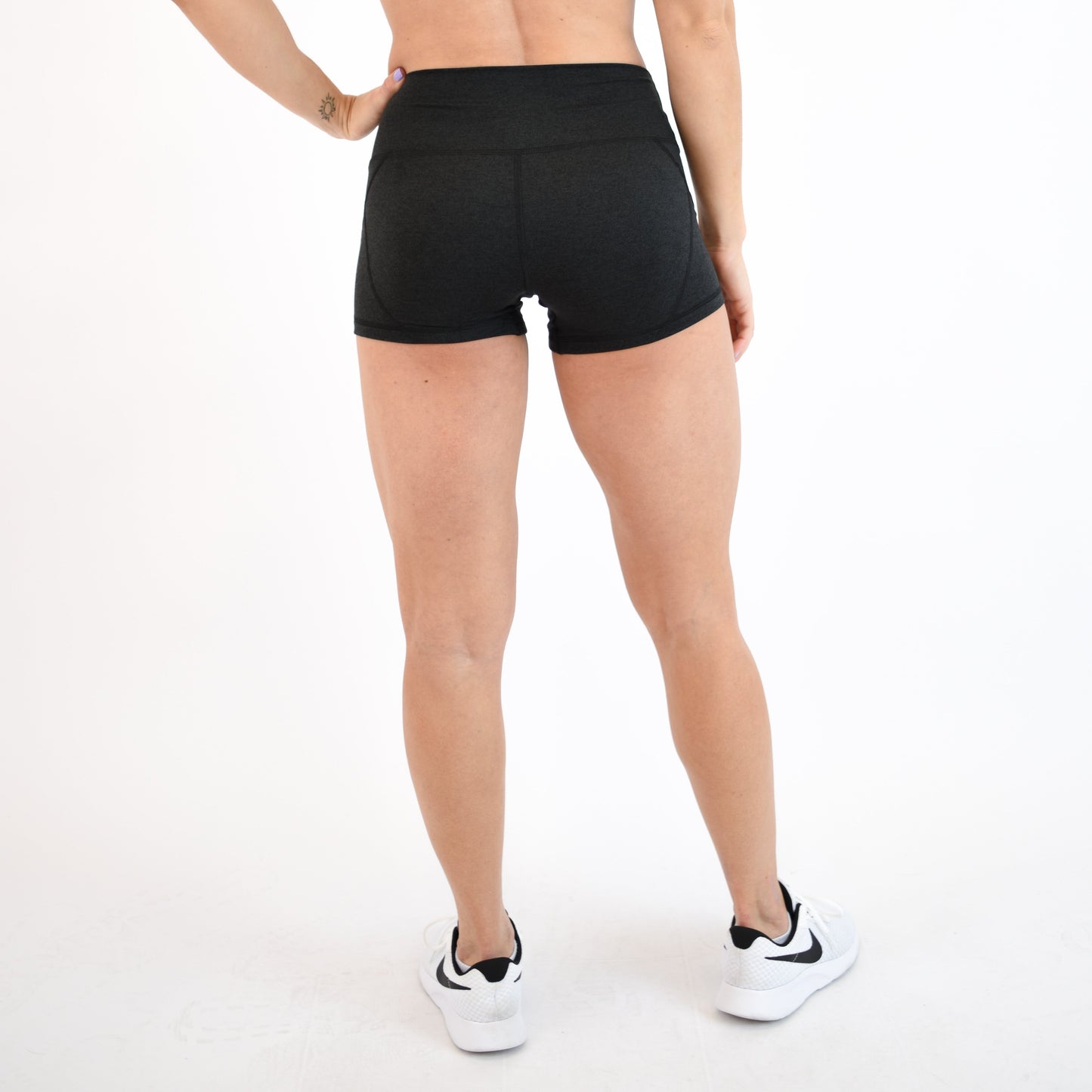FLEO - Apex Contour Short 3.25" - Mid Rise - Shorts - heatherblack-5_3f7a913e-fb73-4ef1-b051-1e4f7ee85ad2