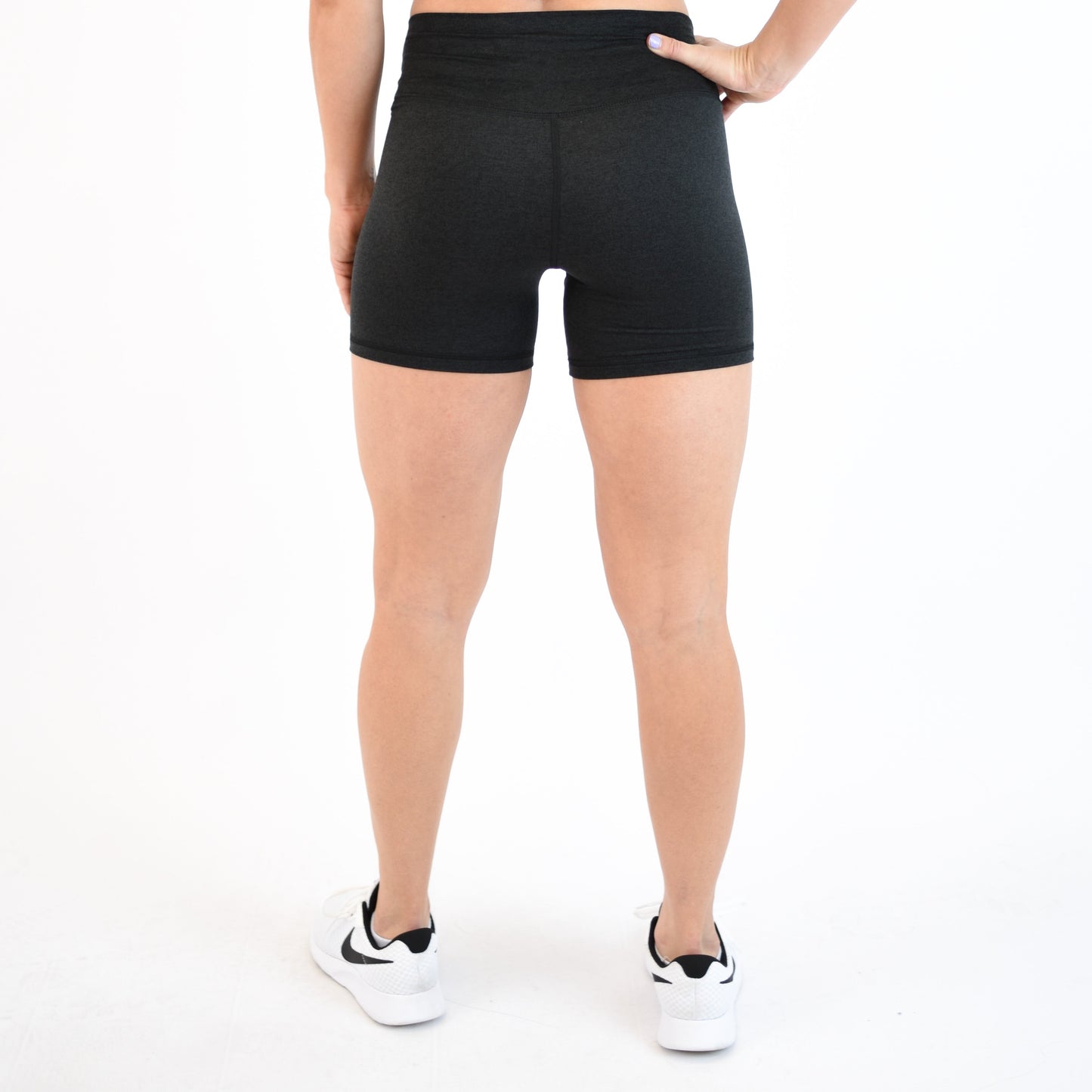 FLEO - Go Go Short 5" - High Rise - Shorts - heatherblack-6_23343116-79b3-4768-a8c3-b5e4bc07c837