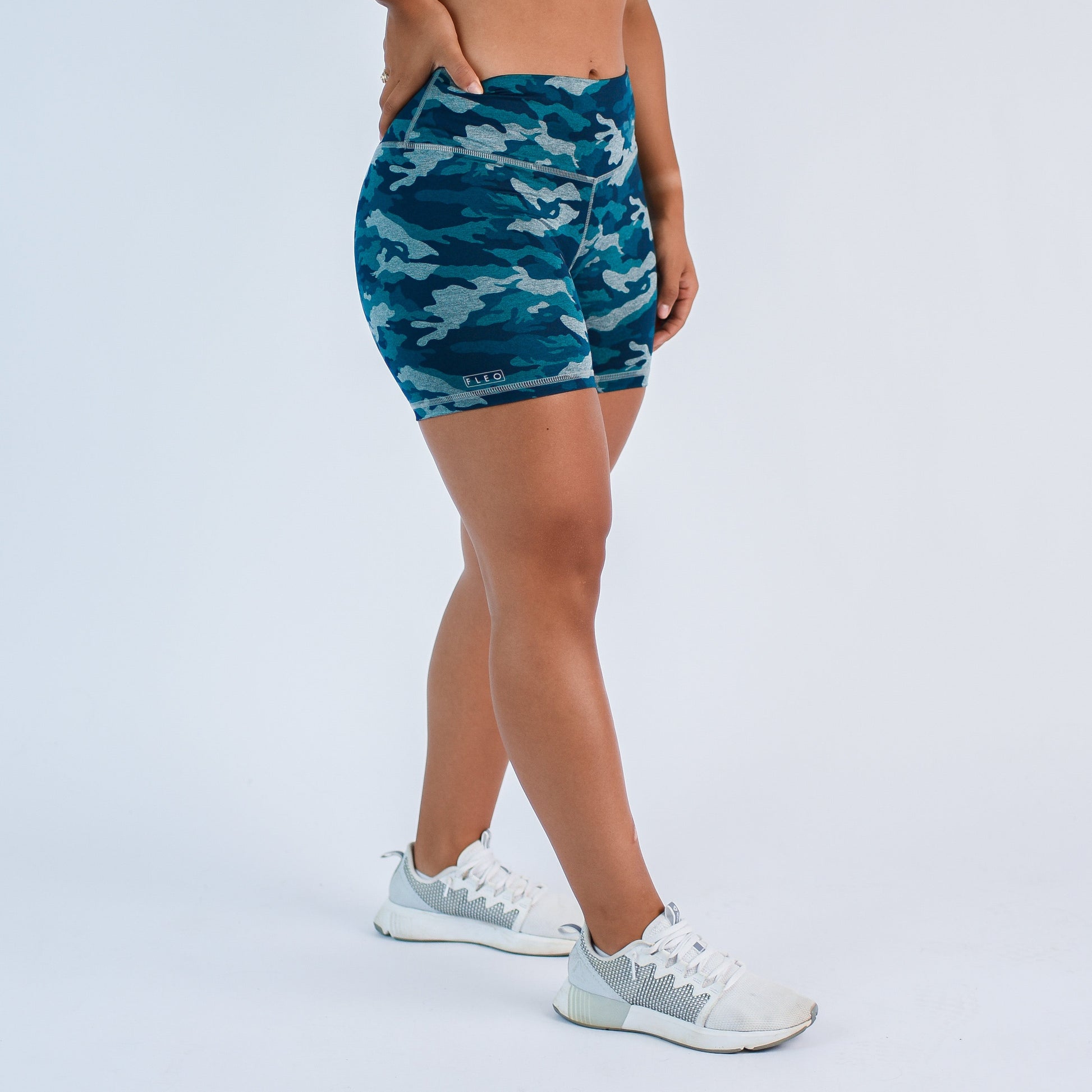 FLEO - Go Go Short 5" - High Rise - Shorts - hgoblincamogogo-2