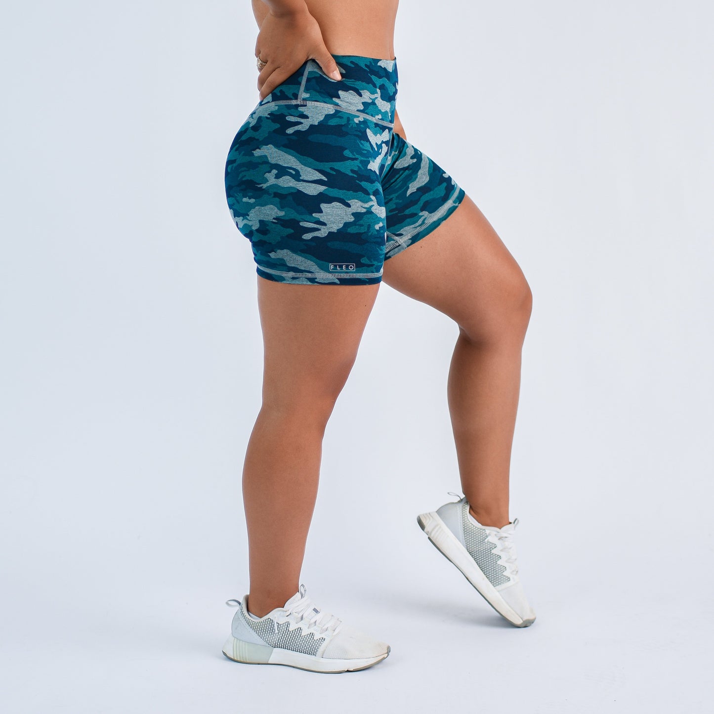 FLEO - Go Go Short 5" - High Rise - Shorts - hgoblincamogogo-4