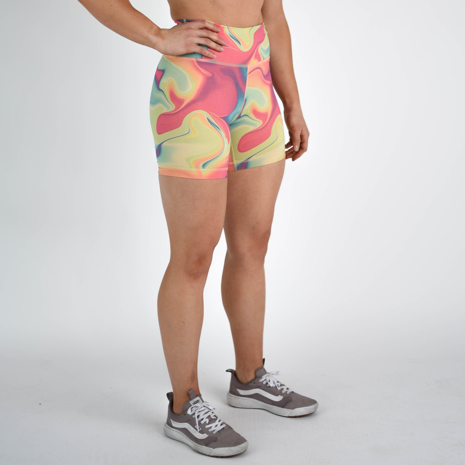 FLEO - Biker Short 6" - High Rise - Shorts - holodescent-2