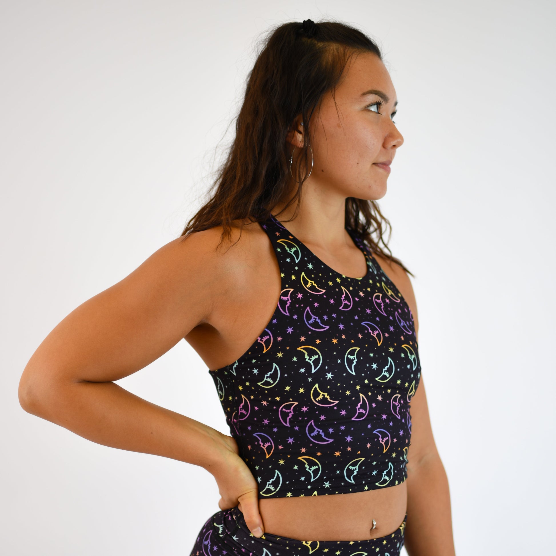 FLEO - Vault Crop Tank - Fitted - Tank - holographic-moon-5_83bce2ad-9e1e-4de9-9e44-b6783e6fb215