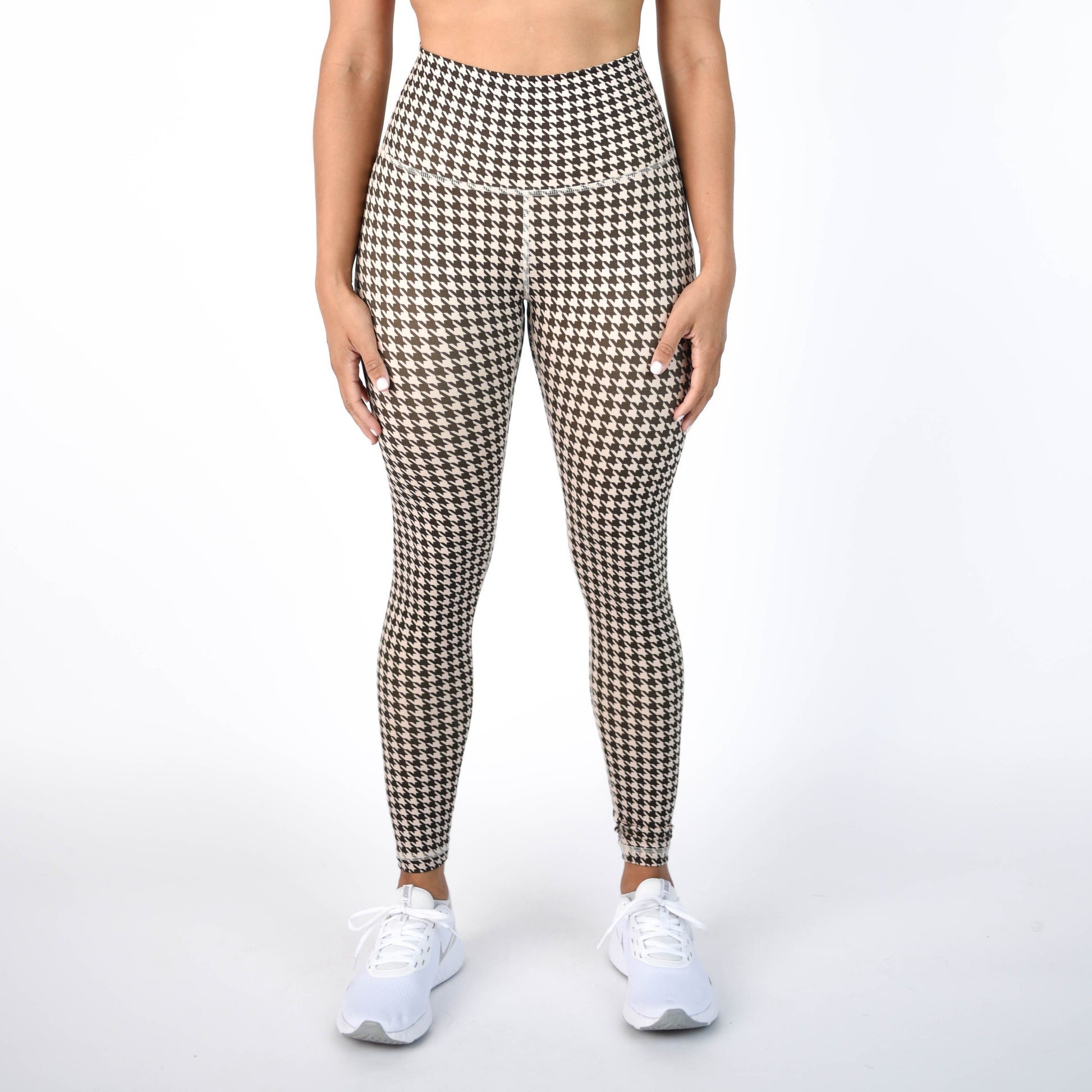 FLEO - El Toro Leggings 25" - High Rise - Leggings - houndstooth-1_494dce20-e084-4885-9b42-8cedb2749dc6
