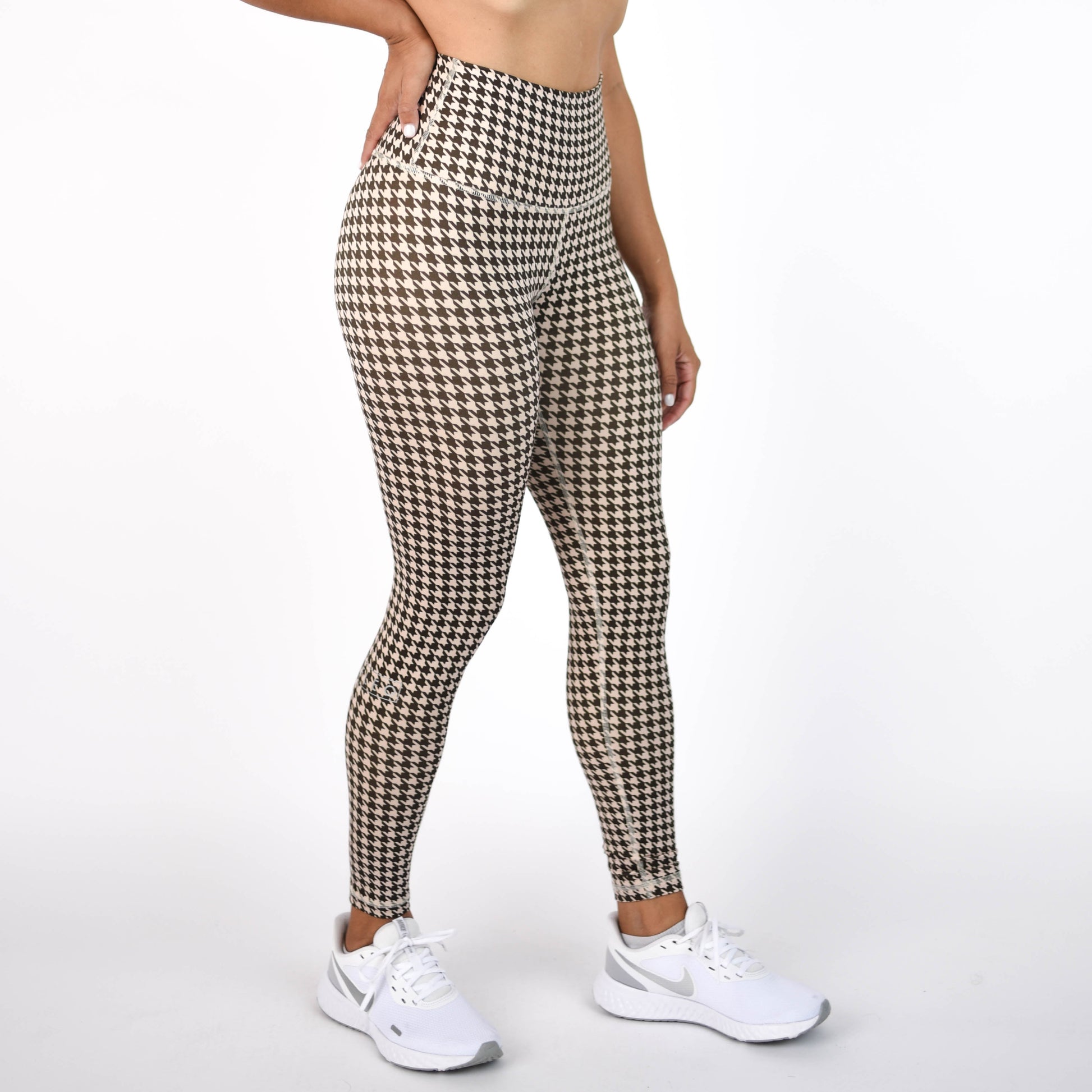 FLEO - El Toro Leggings 25" - High Rise - Leggings - houndstooth-2_b8088f22-f308-41f7-95a9-6c6d5b256dd2