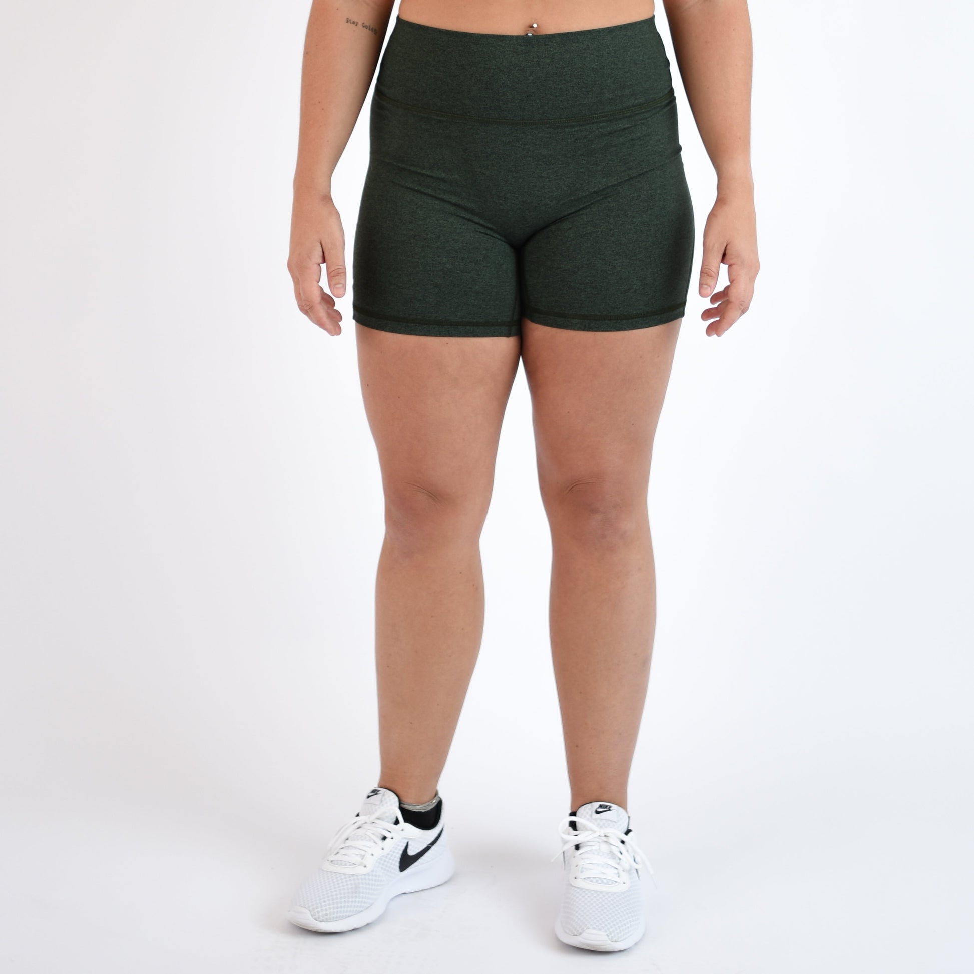 FLEO - Charge Short 5" - No Front Seam - Higher Rise - Shorts - hunter-green-1_d2d30150-0335-4e3a-8717-63dcfe9cae92