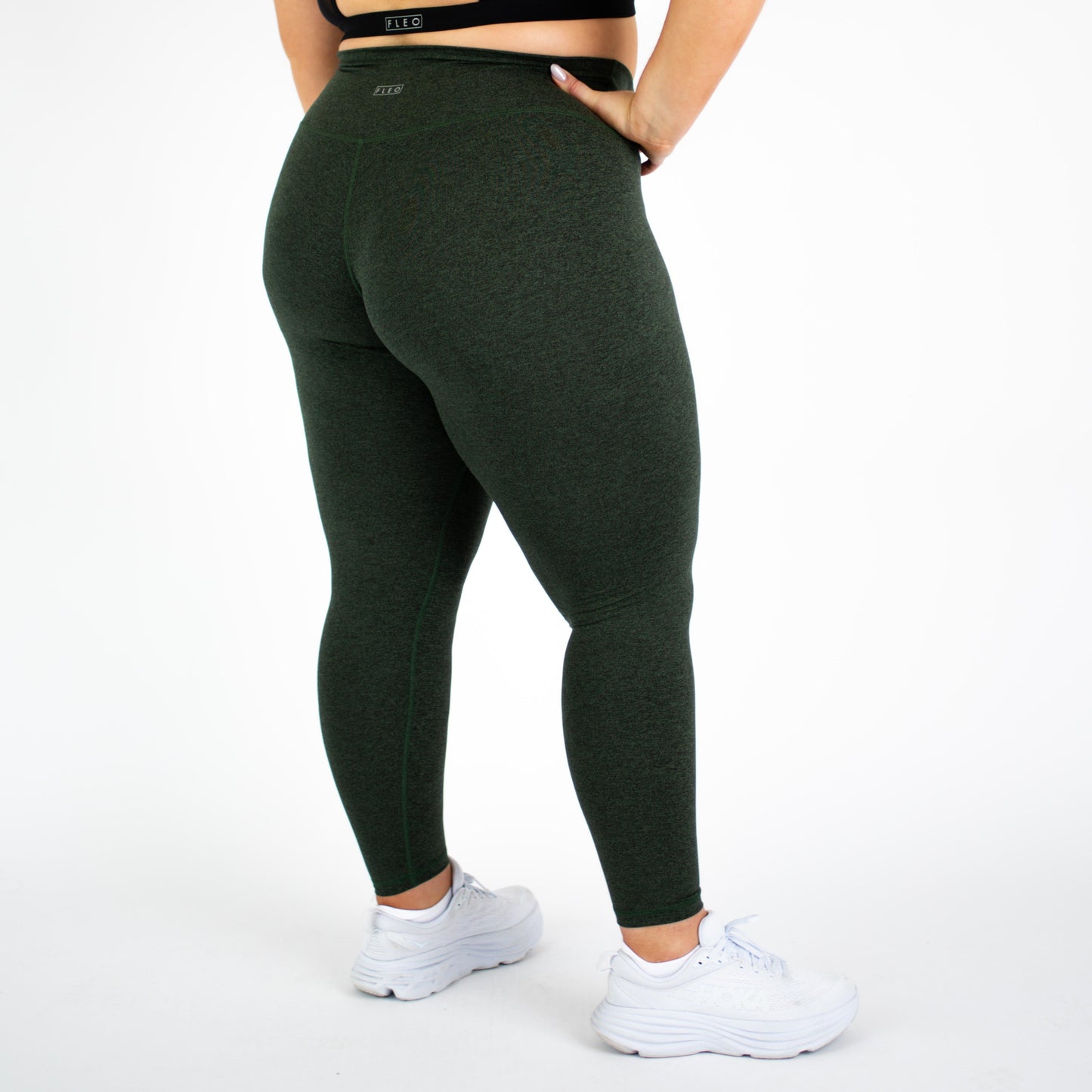 FLEO - Super High Legging - Higher Rise - Leggings - hunter-green-4_f44a1e39-5aff-4a36-9230-481ae844b8fa