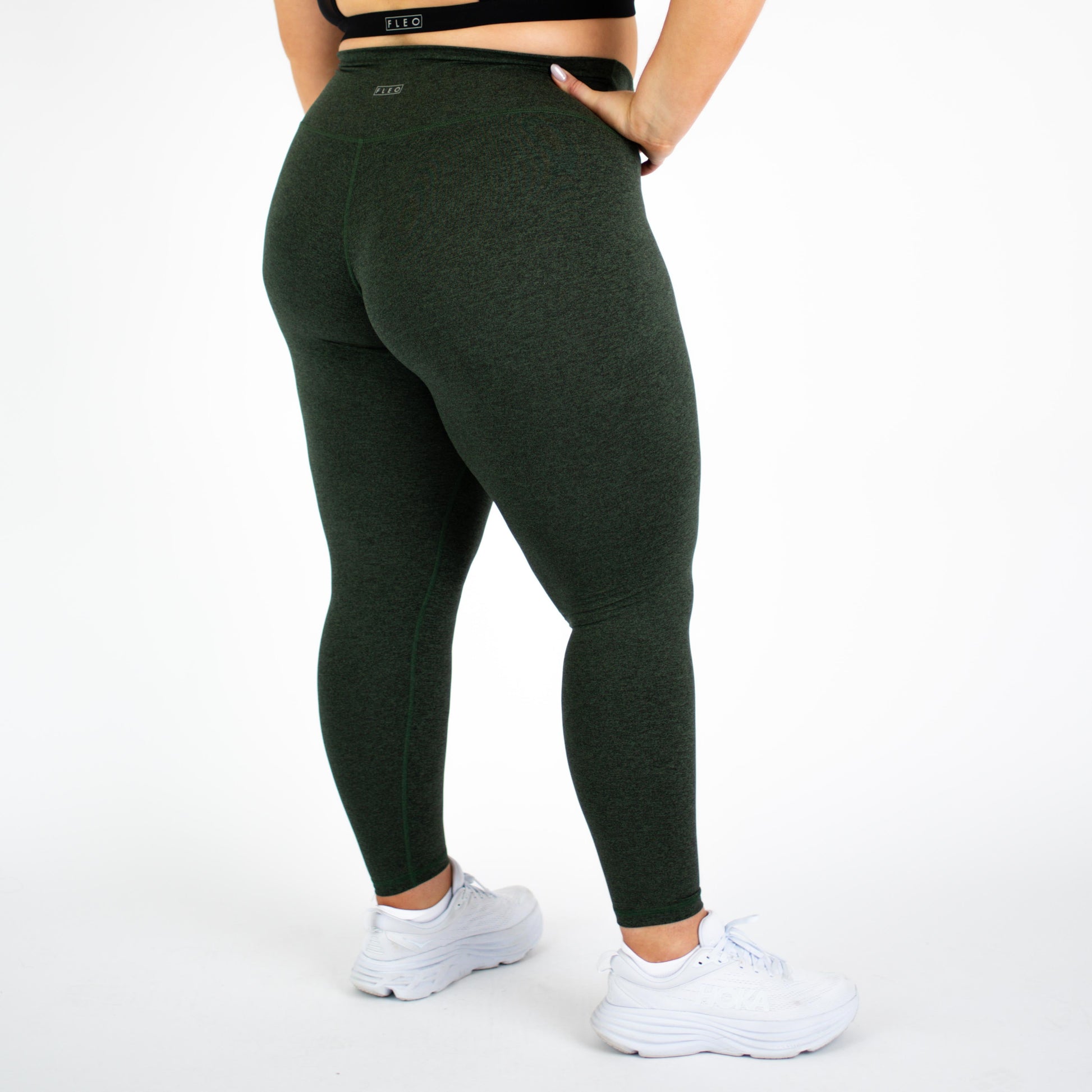FLEO - Super High Legging - Higher Rise - Leggings - hunter-green-4_f44a1e39-5aff-4a36-9230-481ae844b8fa