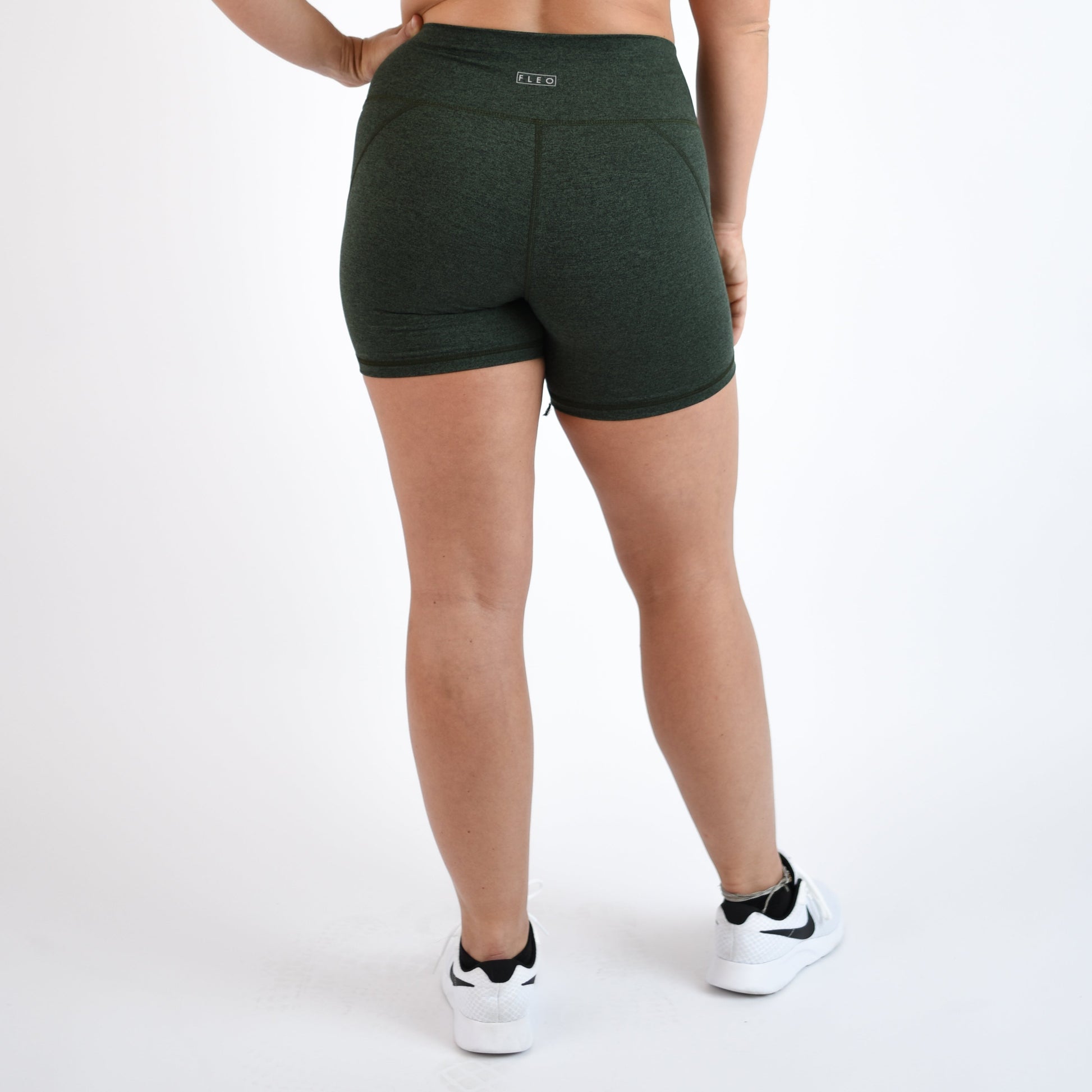 FLEO - Charge Short 5" - No Front Seam - Higher Rise - Shorts - hunter-green-6_84164596-3a1a-4f40-ba6b-3dcaf1e14d1a