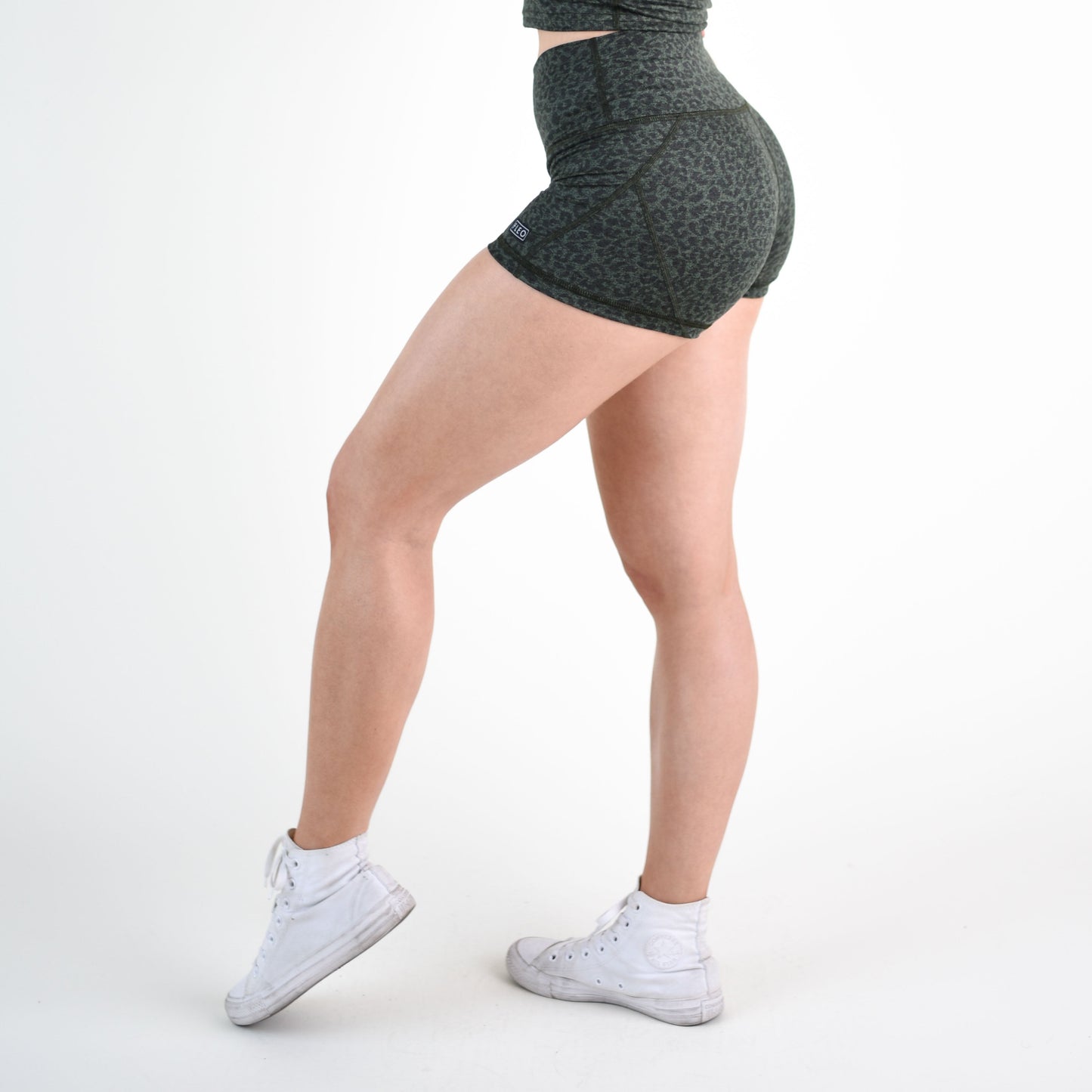 FLEO - Apex Contour Short 3.25" - Mid Rise - Shorts - hunter-green-leo-4