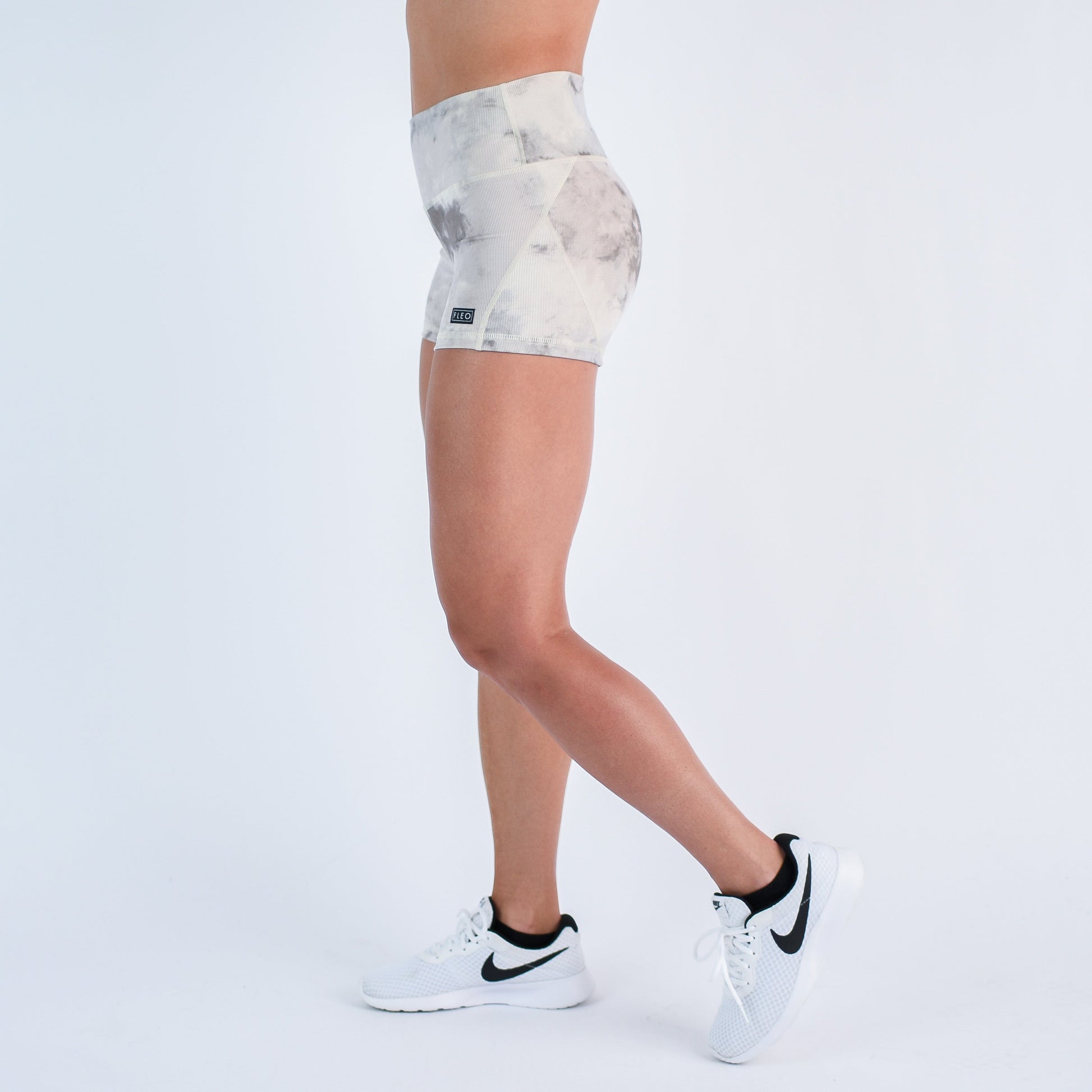 FLEO - Apex Contour Short 3.25" - Mid Rise - Shorts - ivorydreamribapex-3