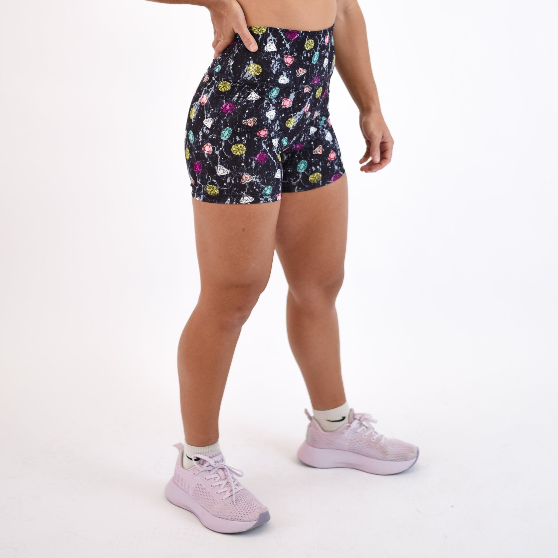 FLEO - True High Short 4" - Higher Rise - Shorts - jingle-bell-2