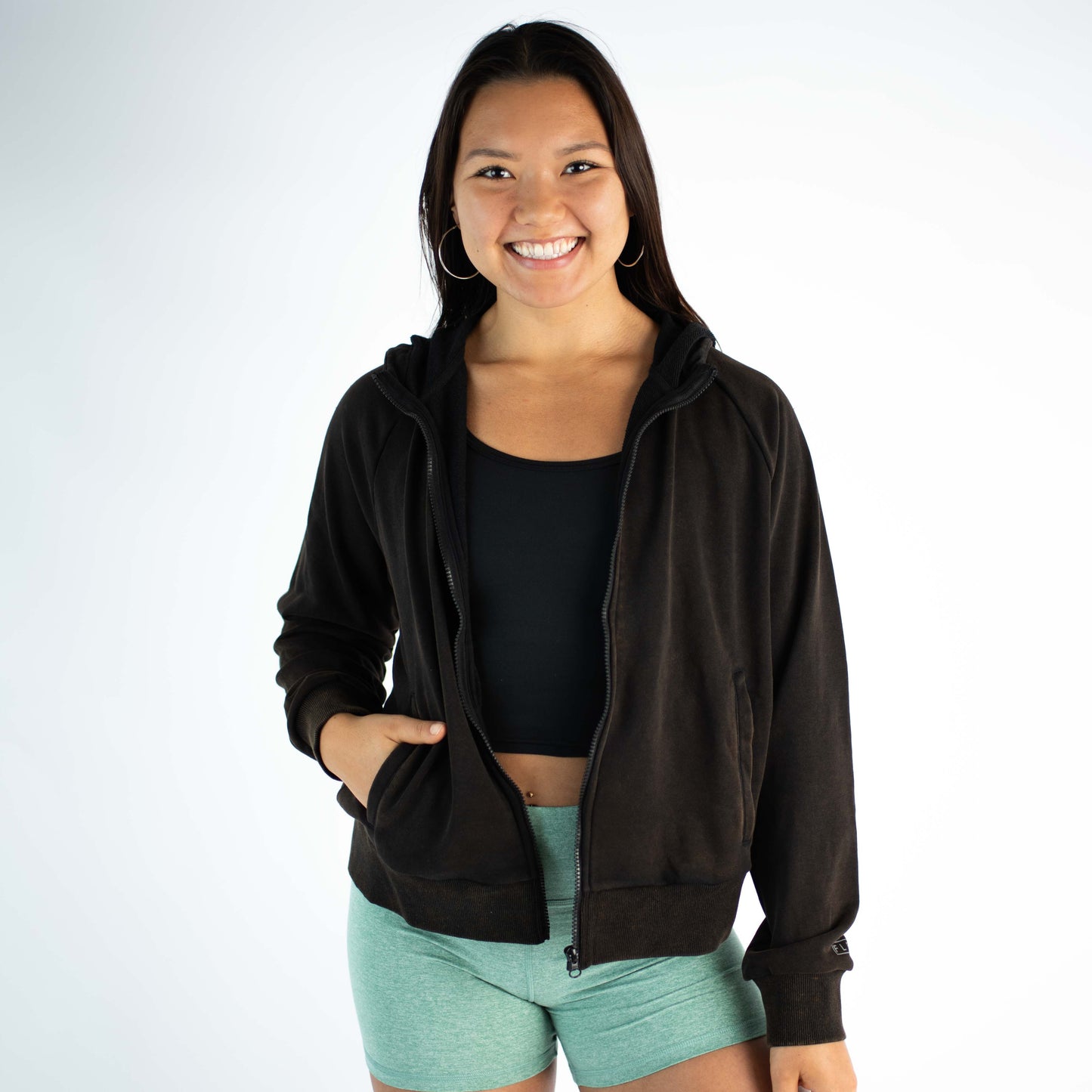 FLEO - Platform Full Zip Hoodie - Sweatshirt - julia-sizeM-1