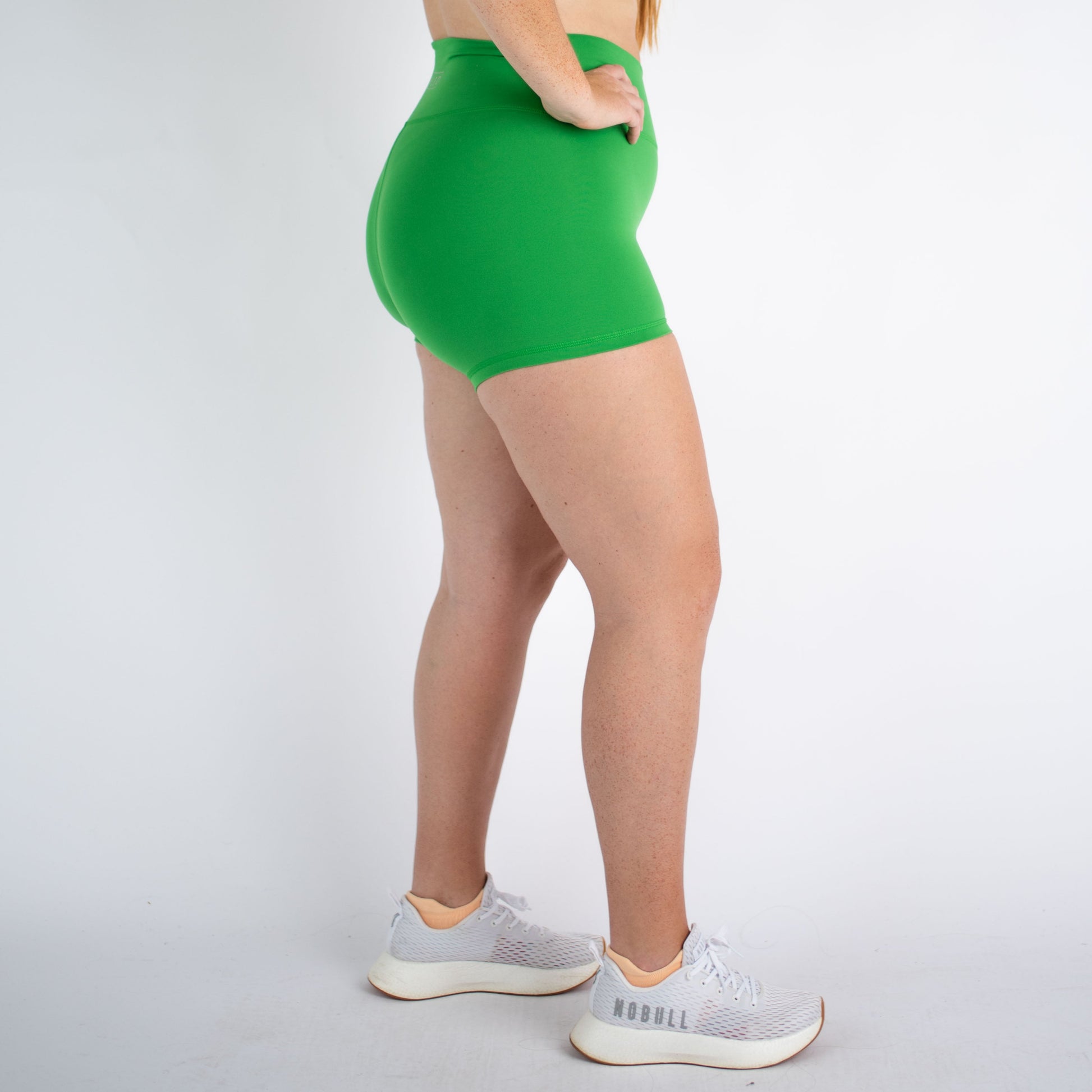 FLEO - V Waistband Short 3.5" - High Rise - Shorts - kellygreen-3_8f93d534-7eb4-4a54-b984-39f2d0c8806d