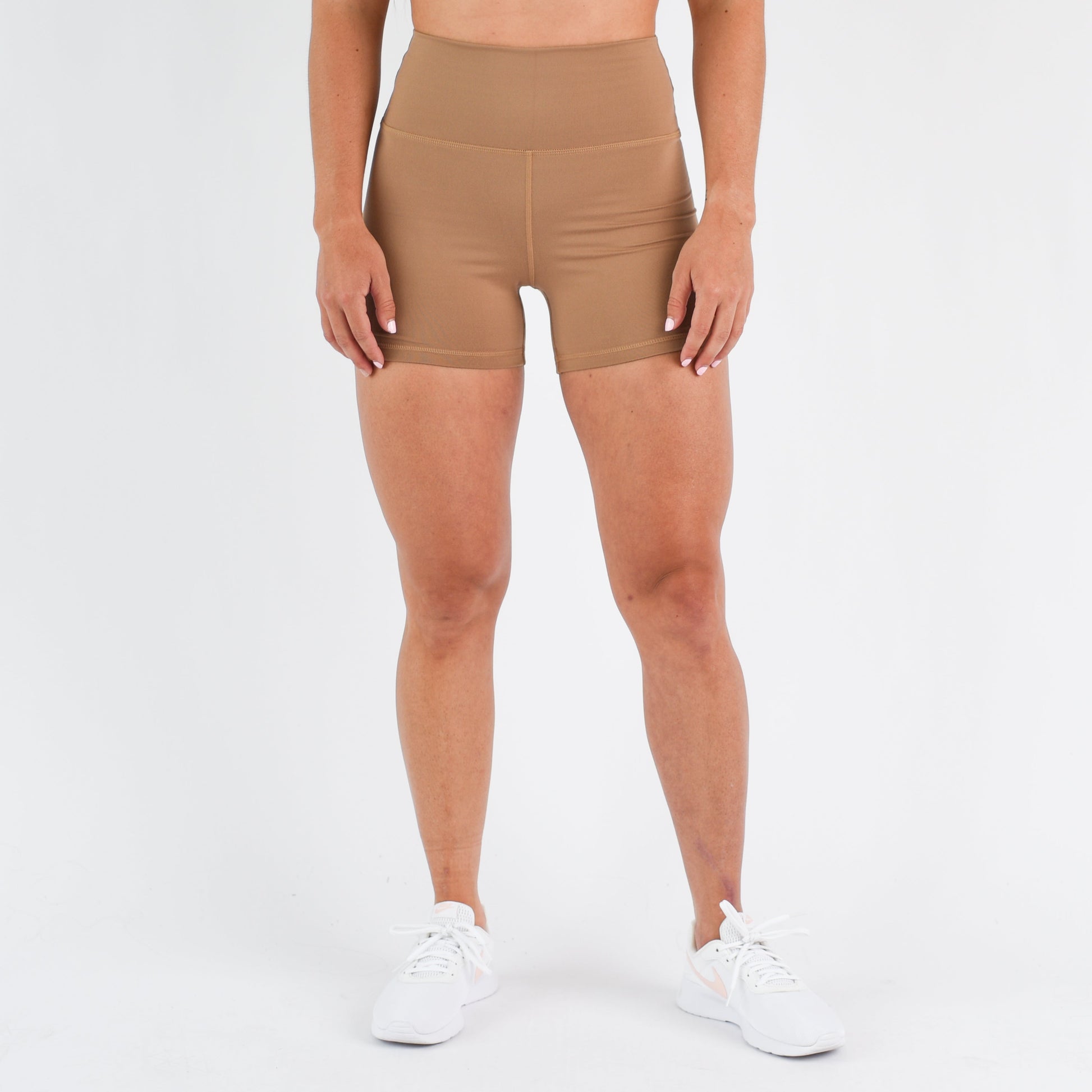 FLEO - True High Short 4" - Higher Rise - Shorts - light-brown-1