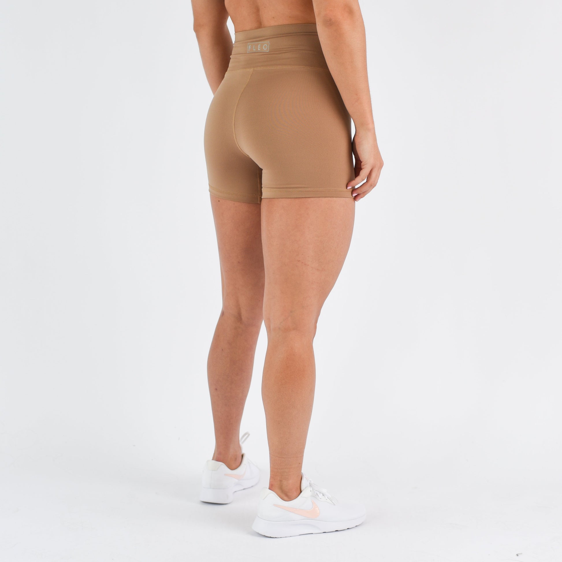 FLEO - True High Short 4" - Higher Rise - Shorts - light-brown-4