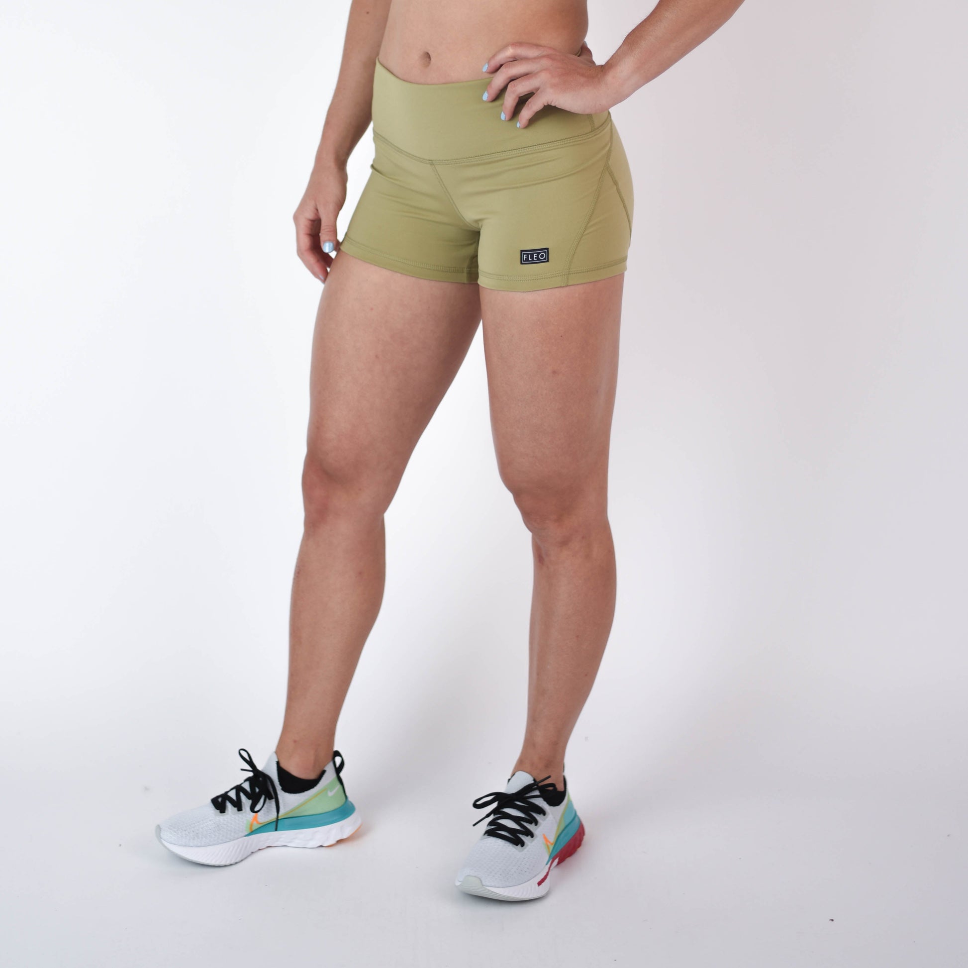 FLEO - Apex Contour Short 3.25" - Mid Rise - Shorts - light-willow-2