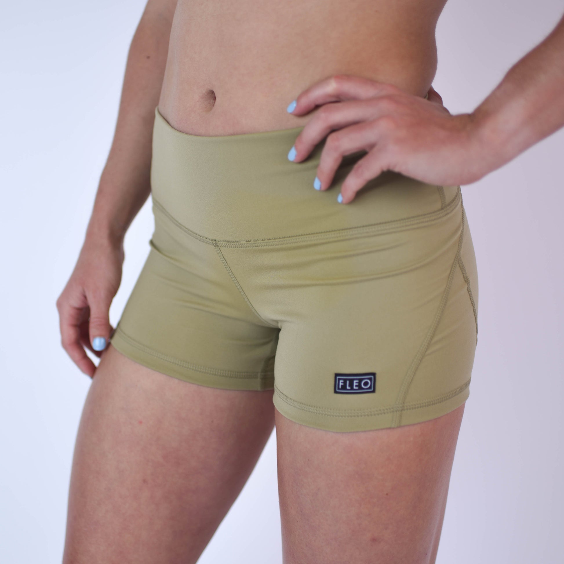 FLEO - Apex Contour Short 3.25" - Mid Rise - Shorts - light-willow-3